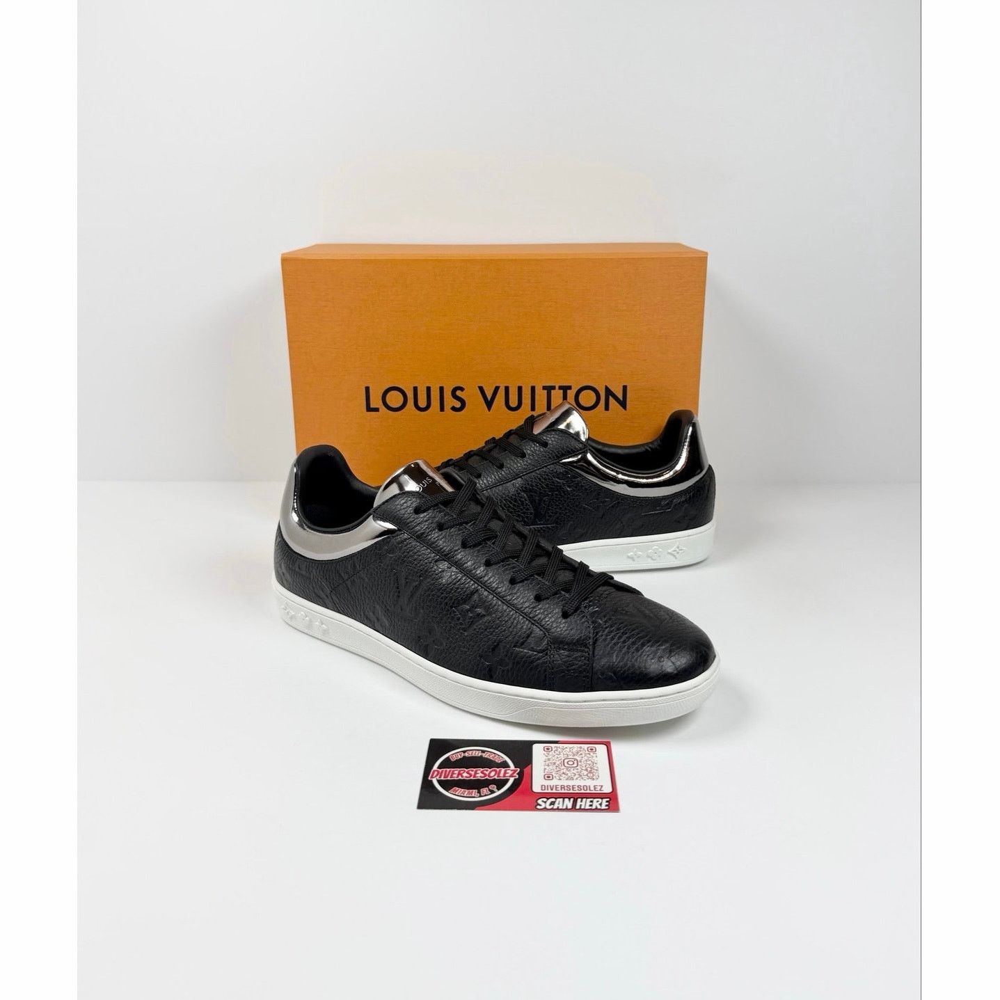 Louis Vuitton Size 8LV/9US - Louis Vuitton Luxembourg Black NEW Size US 9 / IT 39 - 1 Thumbnail