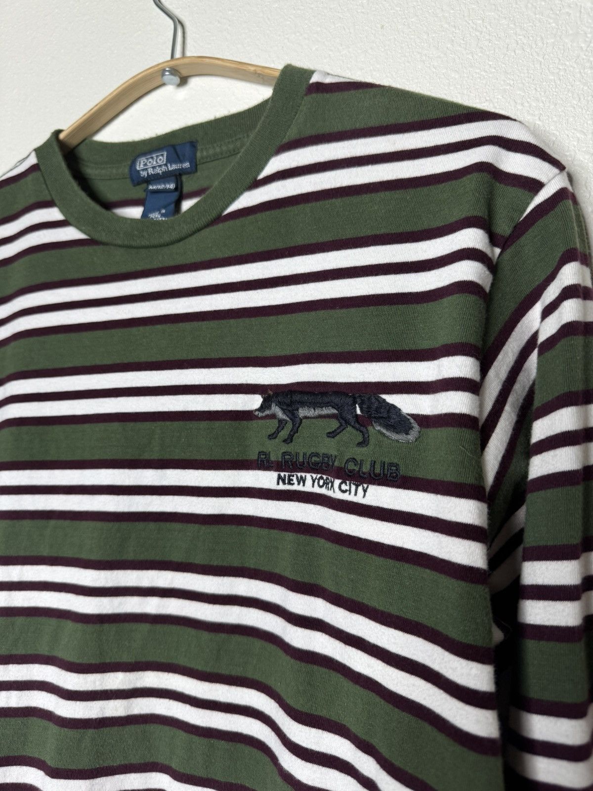 Polo Ralph Lauren × Vintage Polo Ralph Lauren Kids Longsleeve Shirt RL Rugby Club NYC Size S / US 4 / IT 40 - 2 Thumbnail