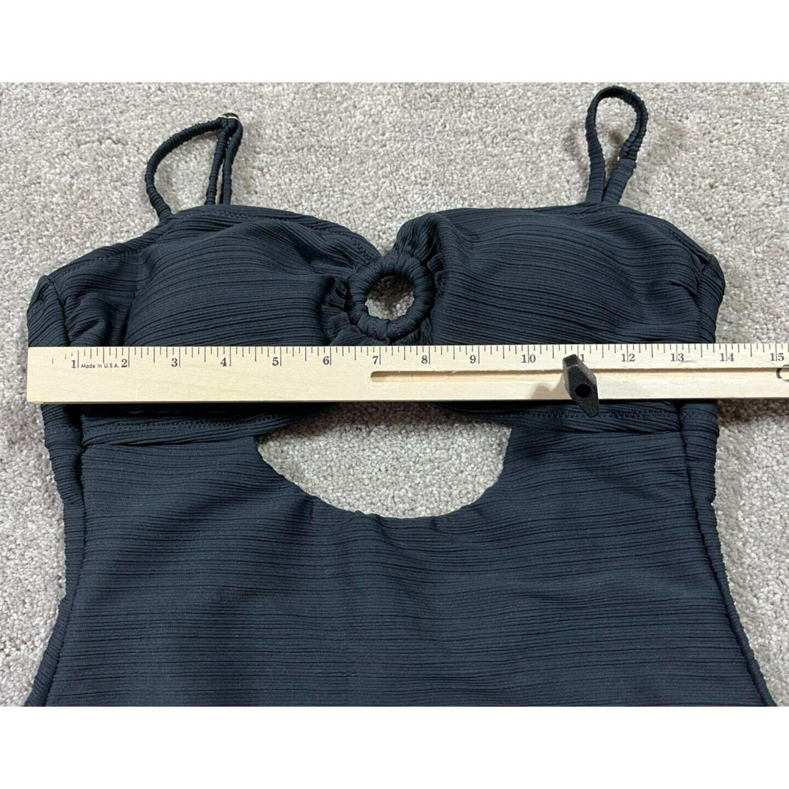 Jessica Simpson Jessica Simpson Swimsuit L One Piece O Ring Padded Black Size L / US 10 / IT 46 - 3 Thumbnail