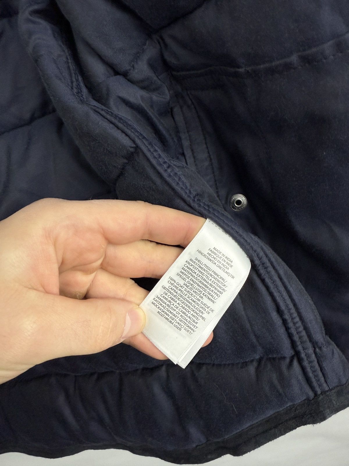 Polo Ralph Lauren 🇺🇸 NEW❗️Ralph Lauren Polo Quilted Suede Hooded Jacket Size US S / EU 44-46 / 1 - 18 Thumbnail