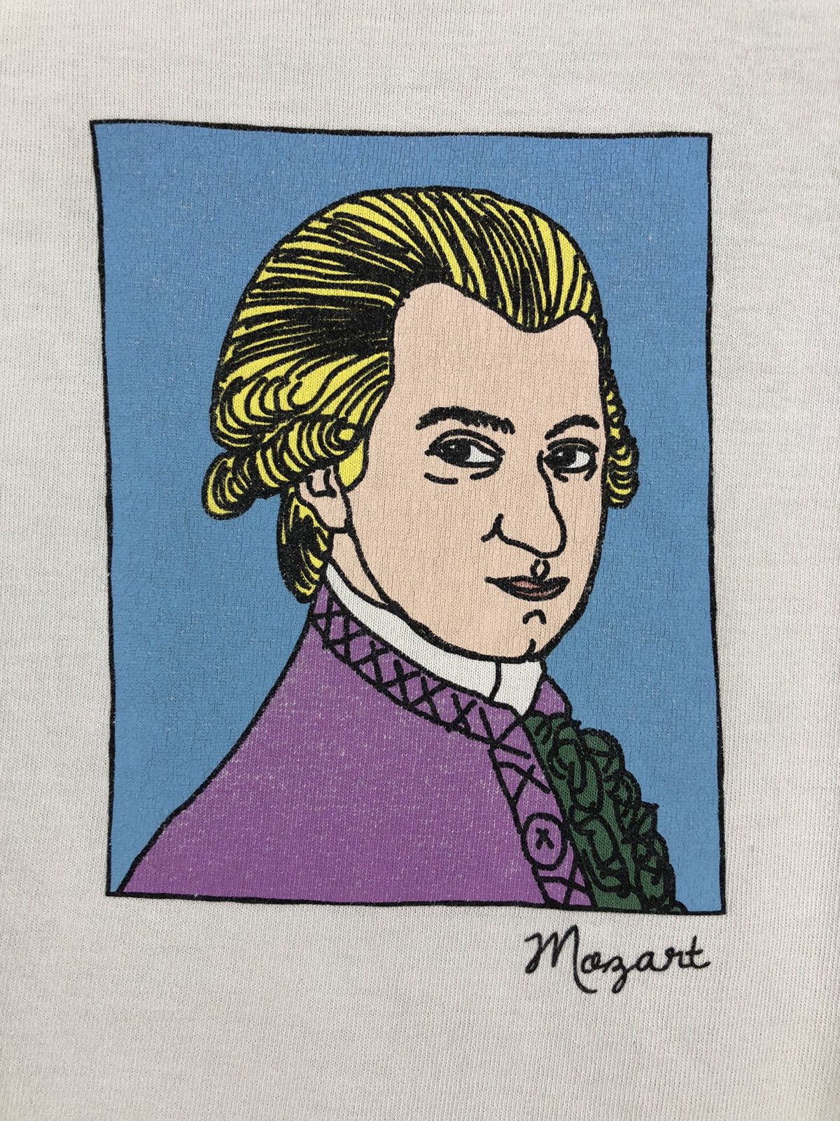 Japanese Brand × Vintage Vintage Rag Machine Japanese Brand Mozart Photo Tshirt Size US M / EU 48-50 / 2 - 4 Thumbnail