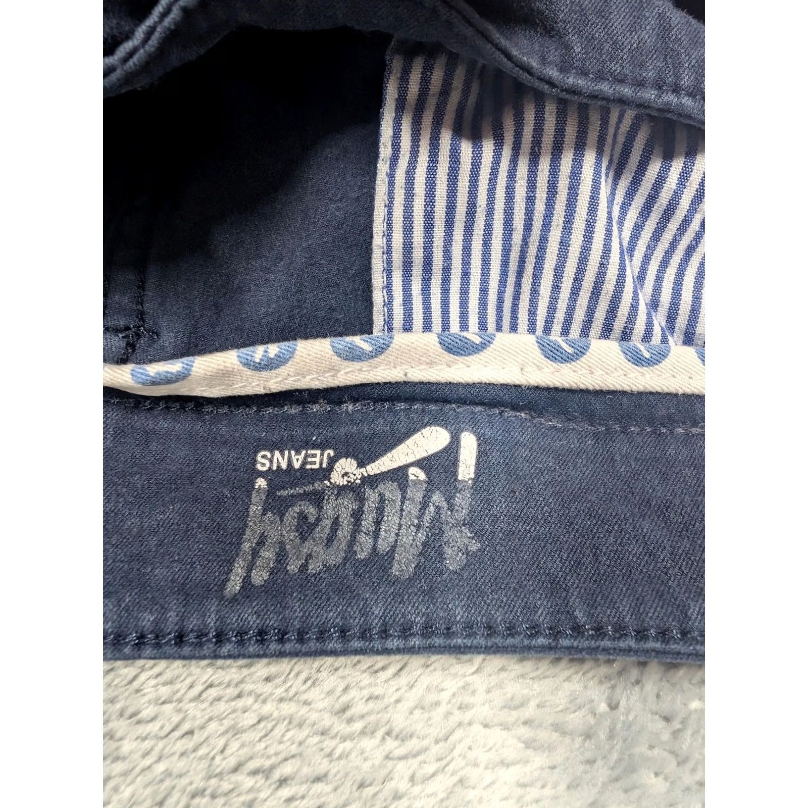 Vintage Mugsy Morgan Pants Mens 38x32 Blue Slim Tapered Chino Denim Casual Work Business Size US 38 / EU 54 - 5 Thumbnail