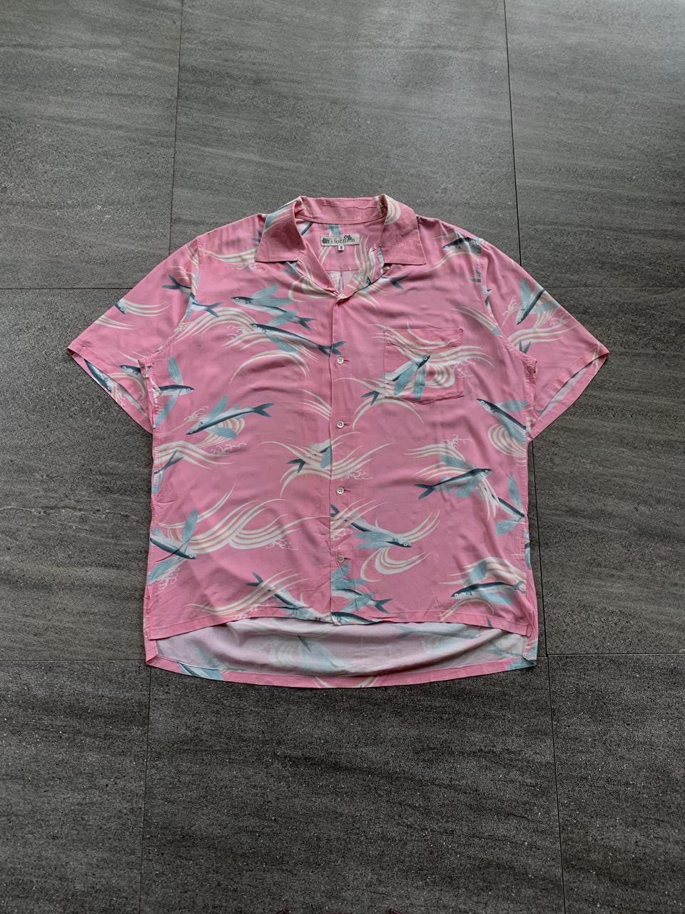Yohji Yamamoto FREE TAX! Fish Hawaiian Relaxed Shirt Size US M / EU 48-50 / 2 - 1 Thumbnail