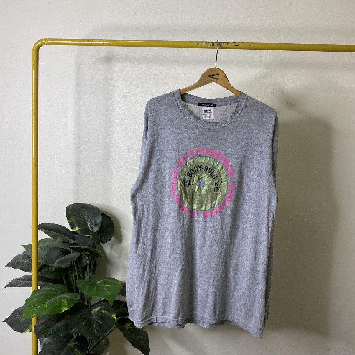 Japanese Brand Vintage 1990s BonzaiPaint Japanese Streetwear Brand LS Tee Size US L / EU 52-54 / 3 - 1 Thumbnail