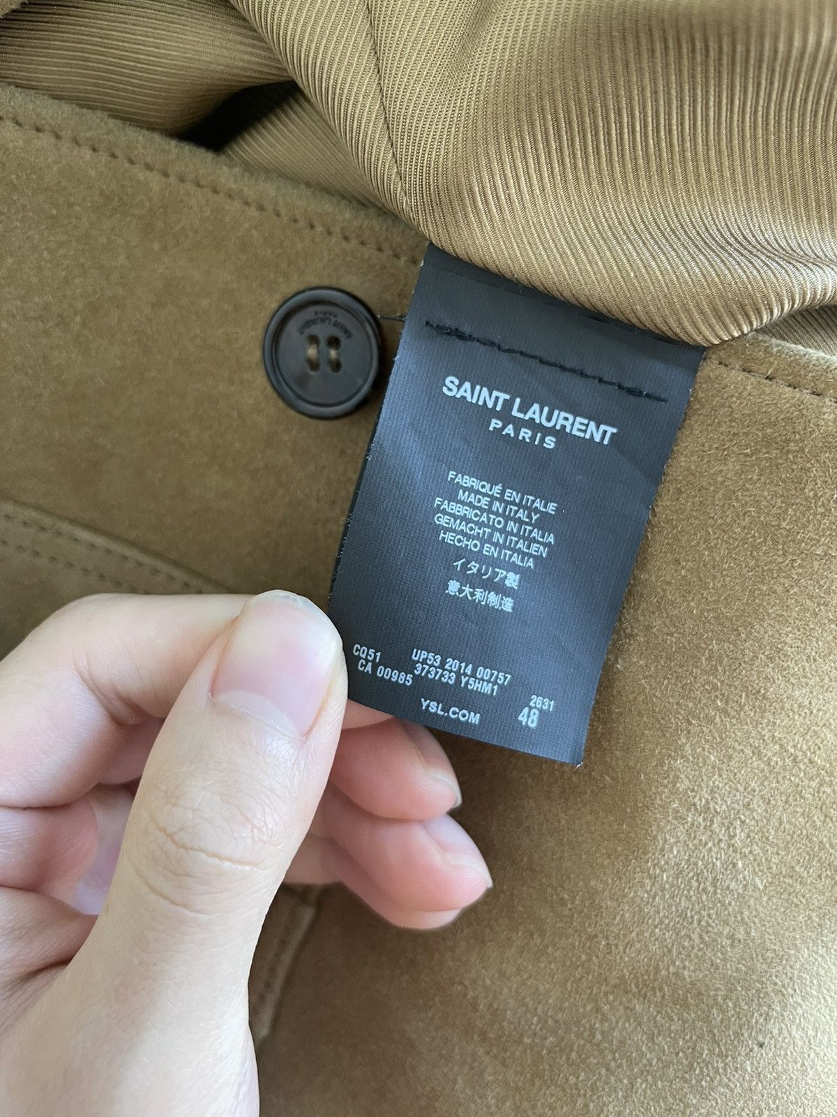 Hedi Slimane × Saint Laurent Paris 15SS Officer Jacket Size US M / EU 48-50 / 2 - 3 Thumbnail