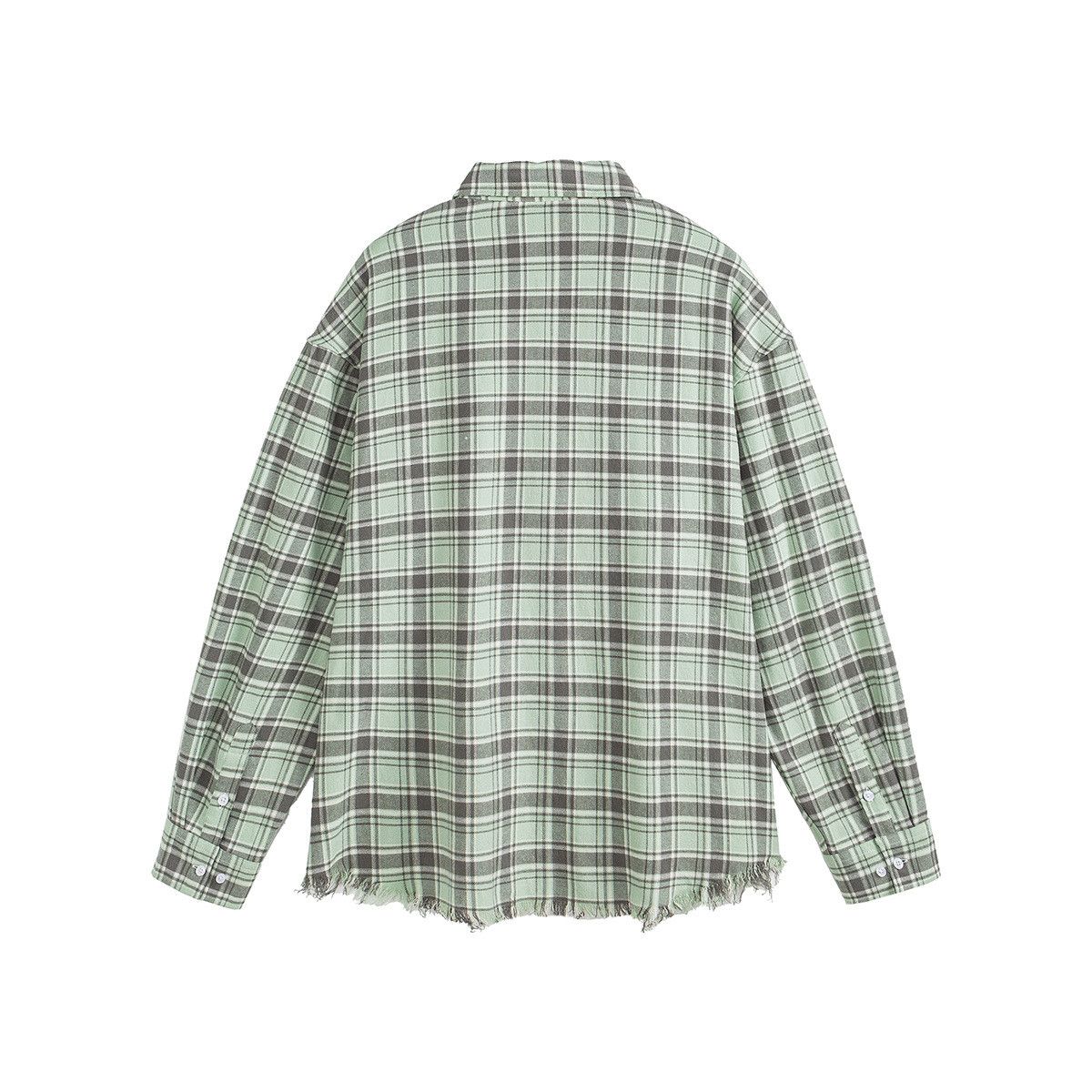 Vintage Japanese retro plaid men's long-sleeved shirt Size US M / EU 48-50 / 2 - 2 Thumbnail