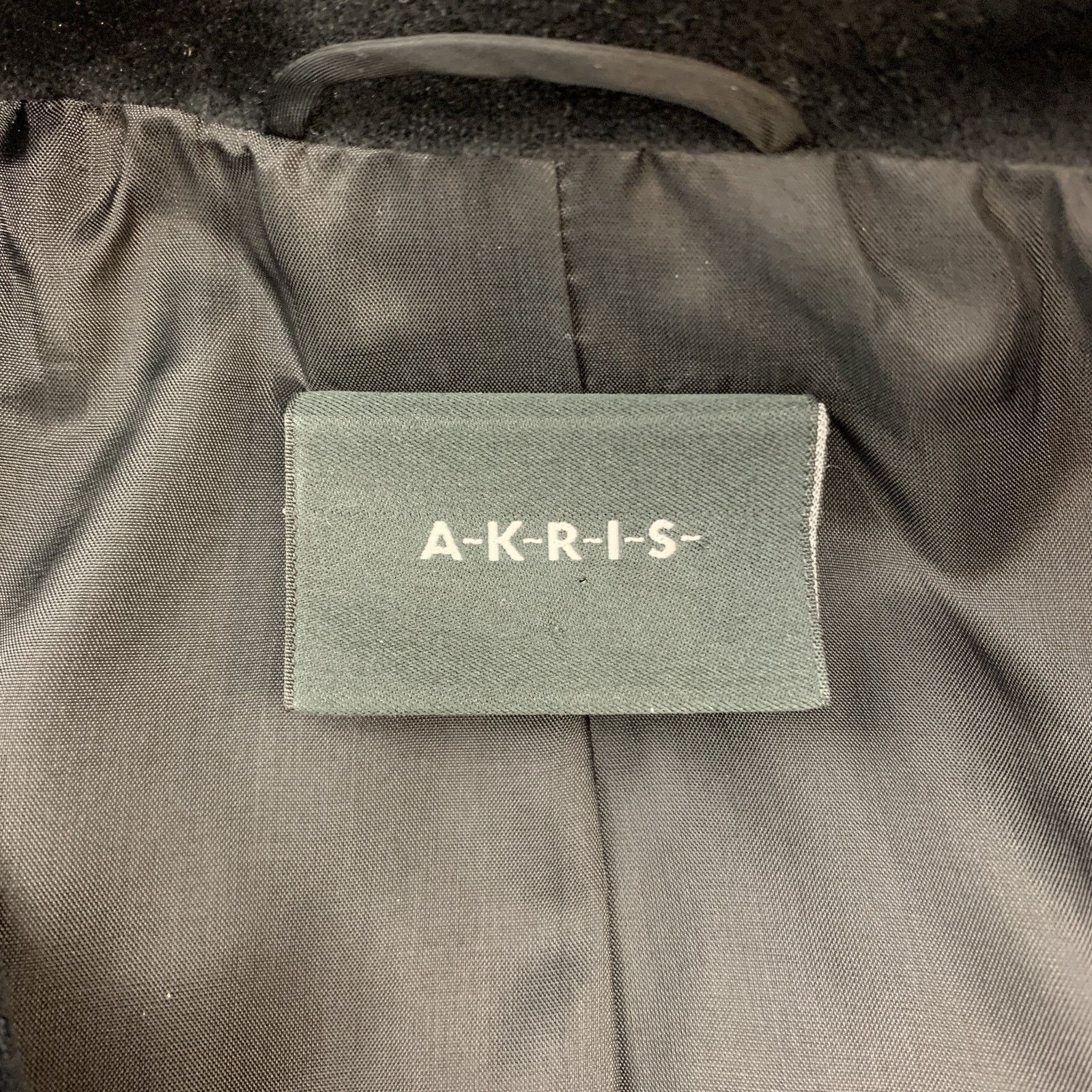 Akris AKRIS Size 8 Navy Wool Satin & Black Velvet Skirt Suit Size 30" / US 8 / IT 44 - 5 Thumbnail