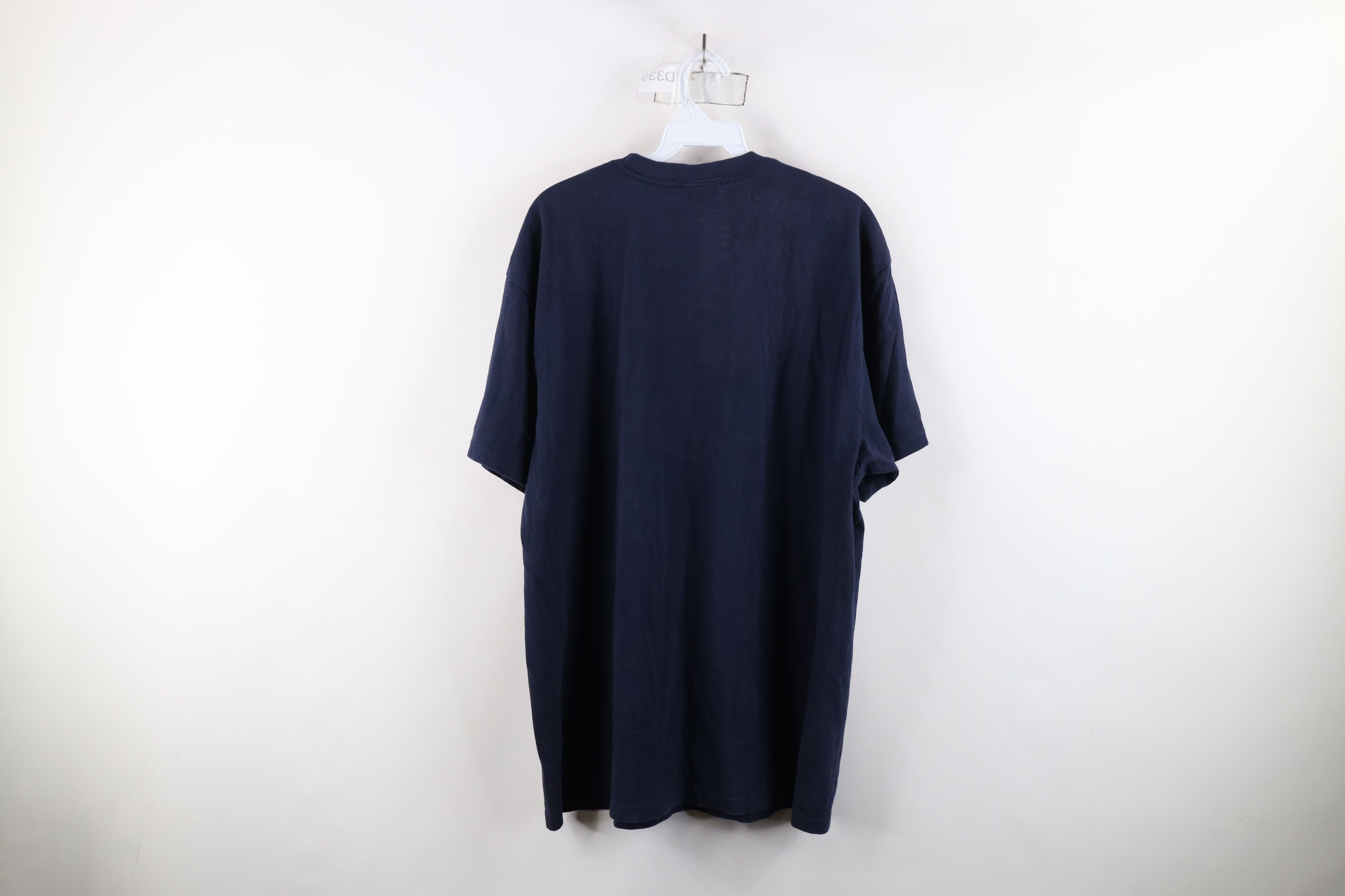 Nike × Vintage Vintage 90s Y2K Nike Scott Mini Swoosh Stencil T-Shirt Size US L / EU 52-54 / 3 - 14 Thumbnail