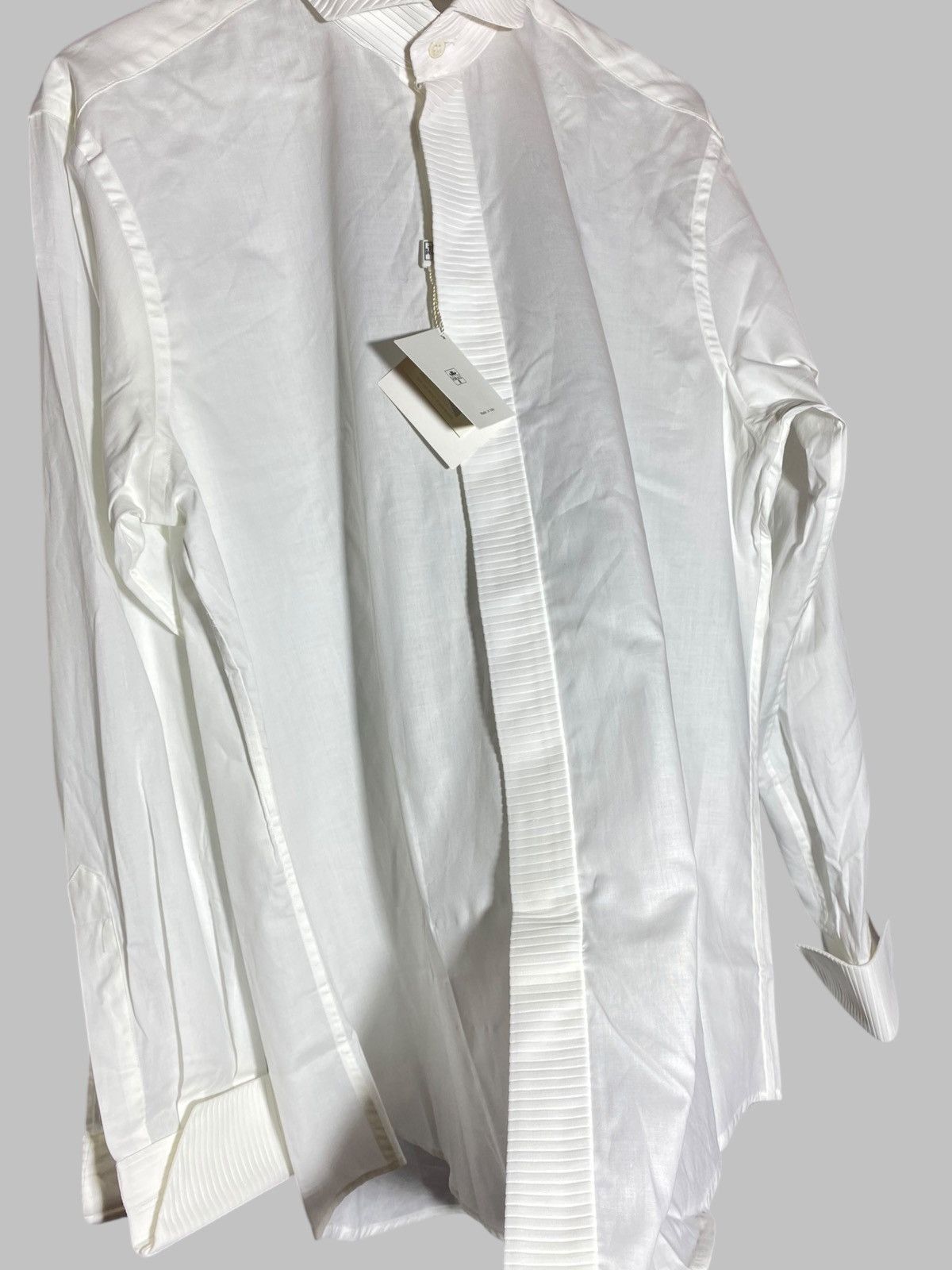 Pal Zileri Pal Zileri Gruppo Foral New Cotton Shirt Ribbed Details Size US L / EU 52-54 / 3 - 13 Thumbnail
