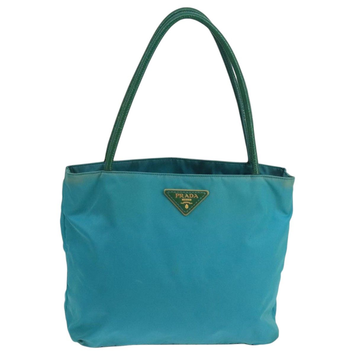 Prada Tessuto Blue Synthetic Tote Bag (Pre-Owned) Size ONE SIZE - 1 Thumbnail