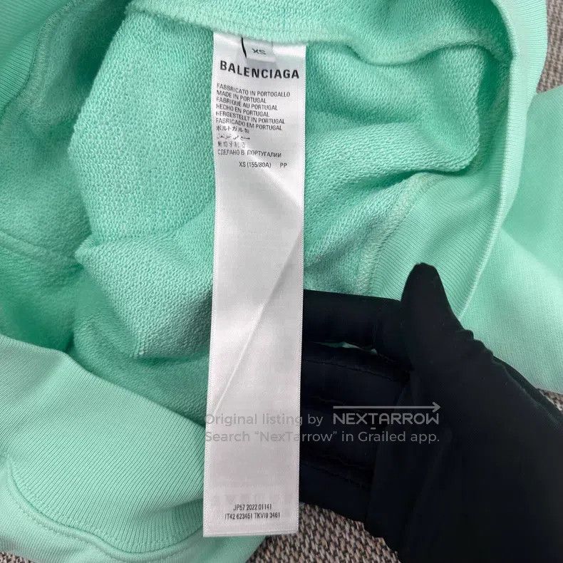 Balenciaga Balenciaga Cola Embroidery Zipper Hooded Long Sleeve Sweat Size US XS / EU 42 / 0 - 4 Thumbnail