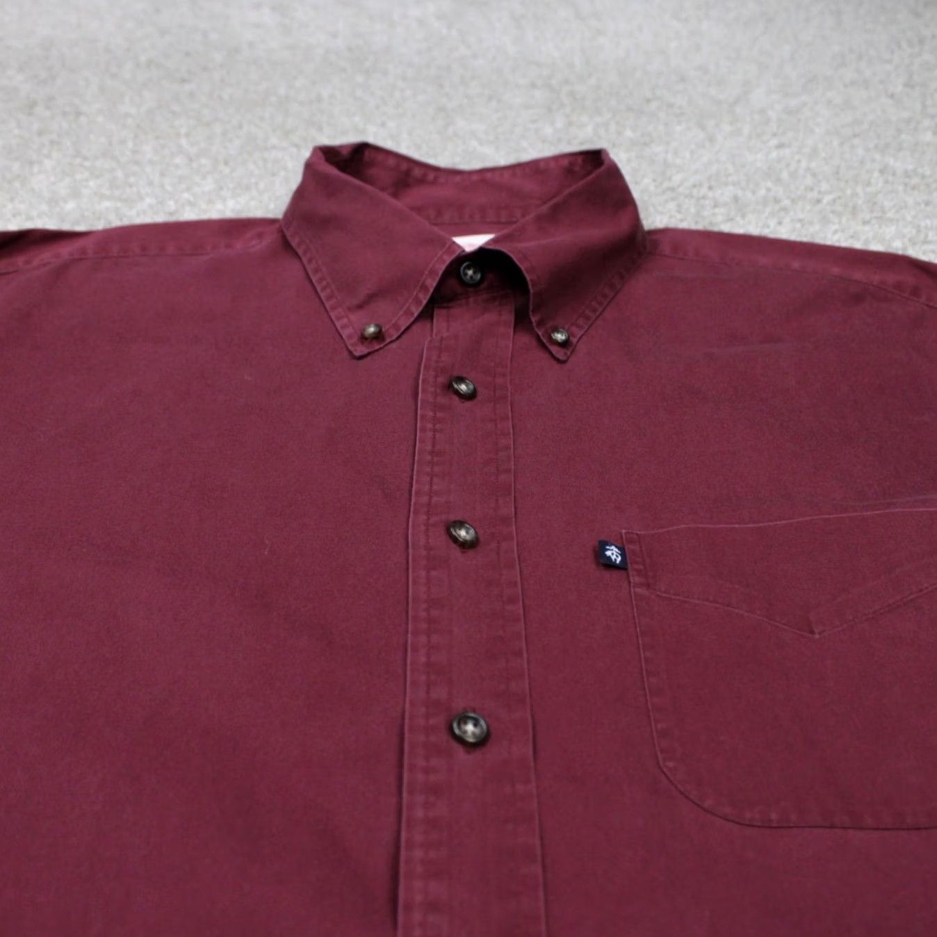 Brooks Brothers Brooks Brothers 346 Shirt Mens XL Red Button-Up Long Sleeve Cotton Classic Preppy Collection - Mens XL Red Button-Up Shirt Size US XL / EU 56 / 4 - 4 Thumbnail