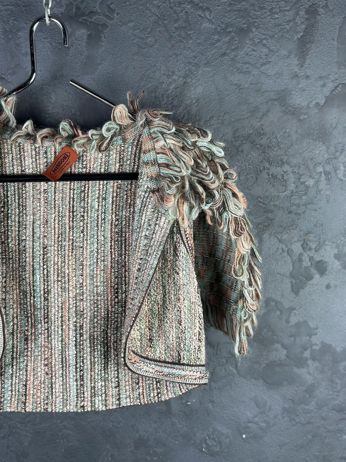 Designer × Missoni Missoni Womens Wool/Mohair Sweather Vest Size S / US 4 / IT 40 - 4 Thumbnail