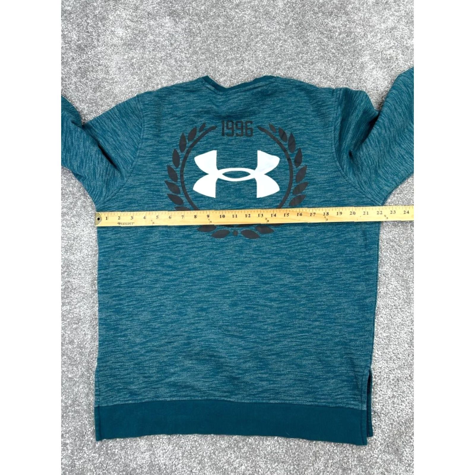 Under Armour Under Armour Sweatshirt Mens Small Blue Runner Cotton Blend Pullover Shirt Size US S / EU 44-46 / 1 - 5 Thumbnail