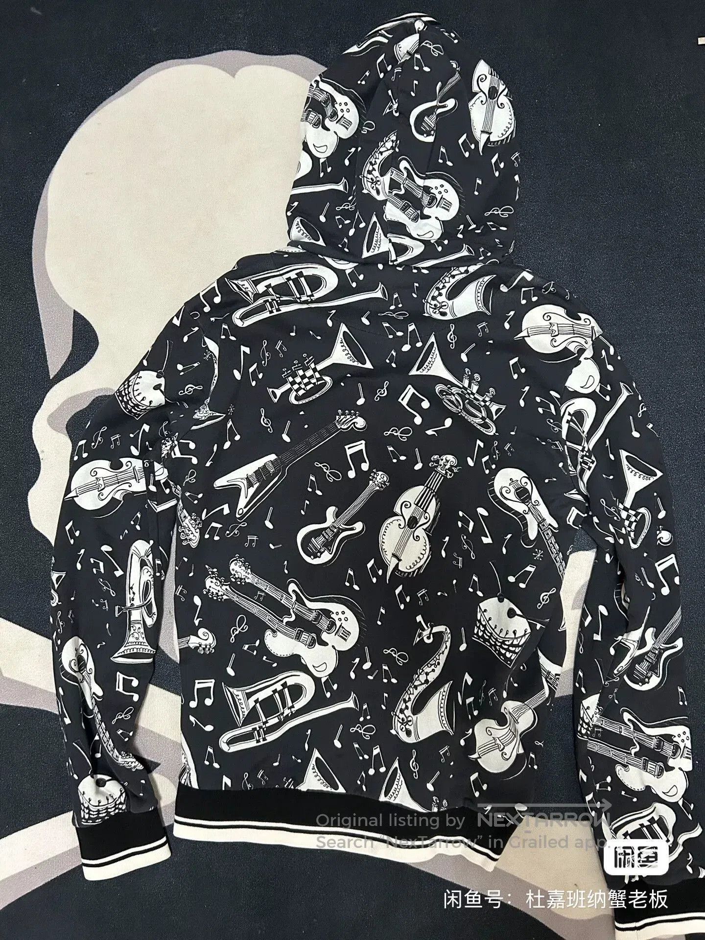 Dolce & Gabbana Dolce & Gabbana Music Print Hoodie. Size US M / EU 48-50 / 2 - 3 Thumbnail