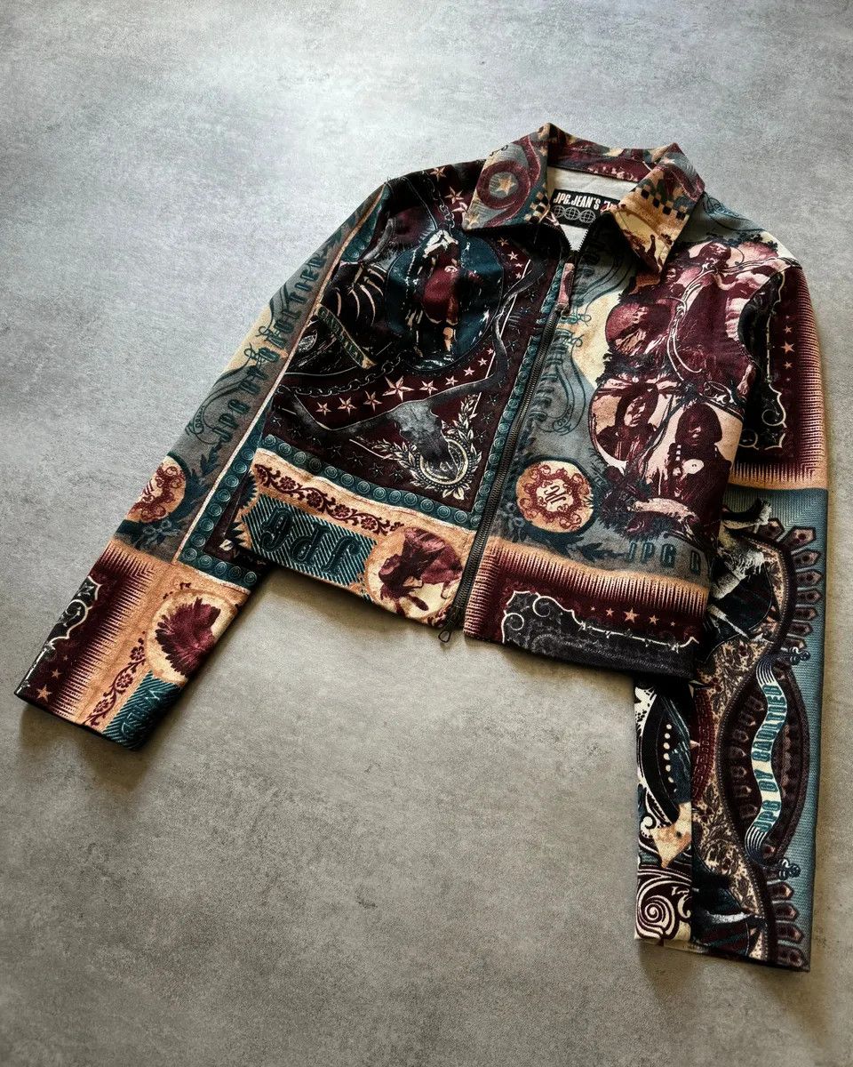 Jean Paul Gaultier × Vintage 1990s Jean Paul Gaultier Native American Indian Contemporary Jacket Size M / US 6-8 / IT 42-44 - 7 Thumbnail