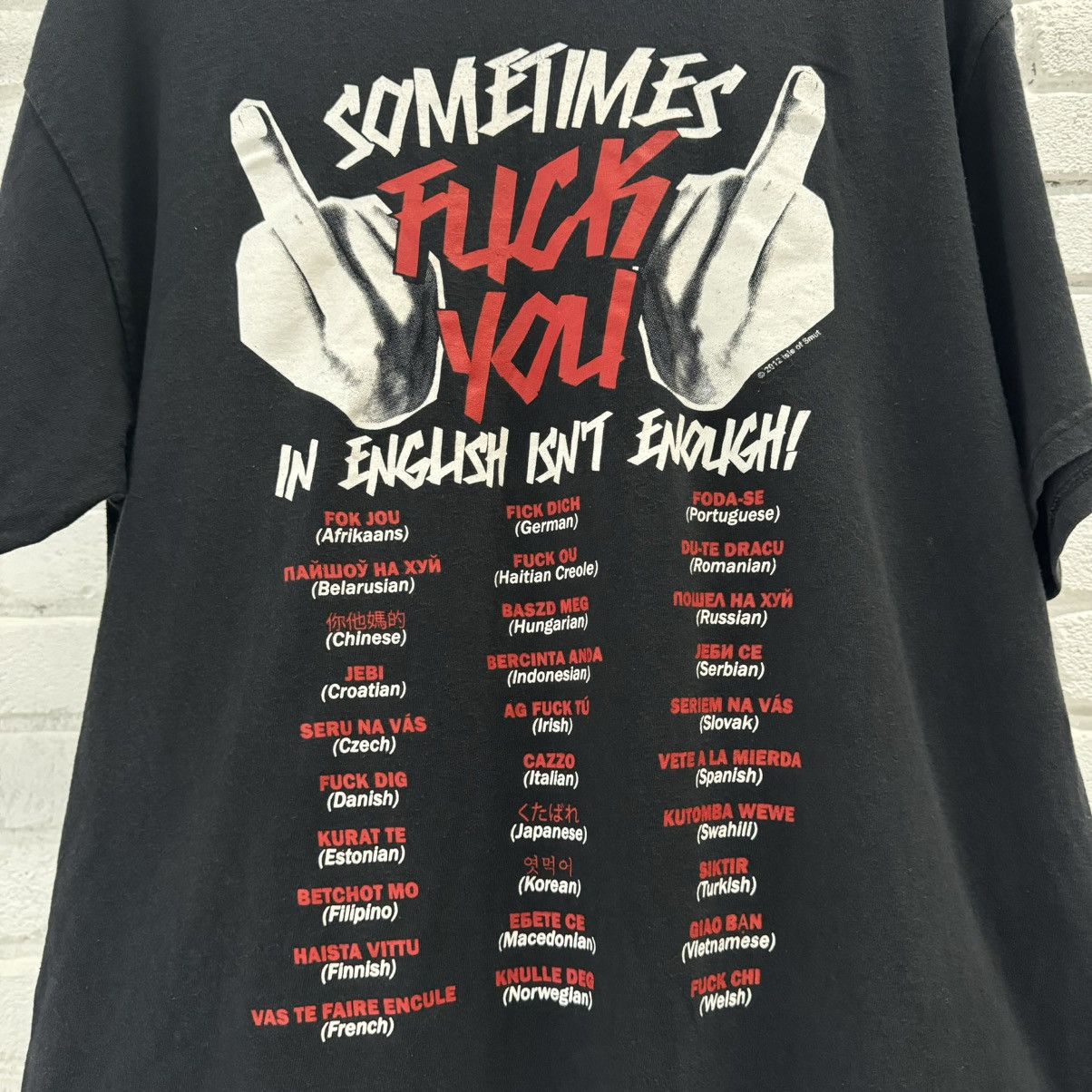 Other Fuck You Tee Size US L / EU 52-54 / 3 - 3 Thumbnail