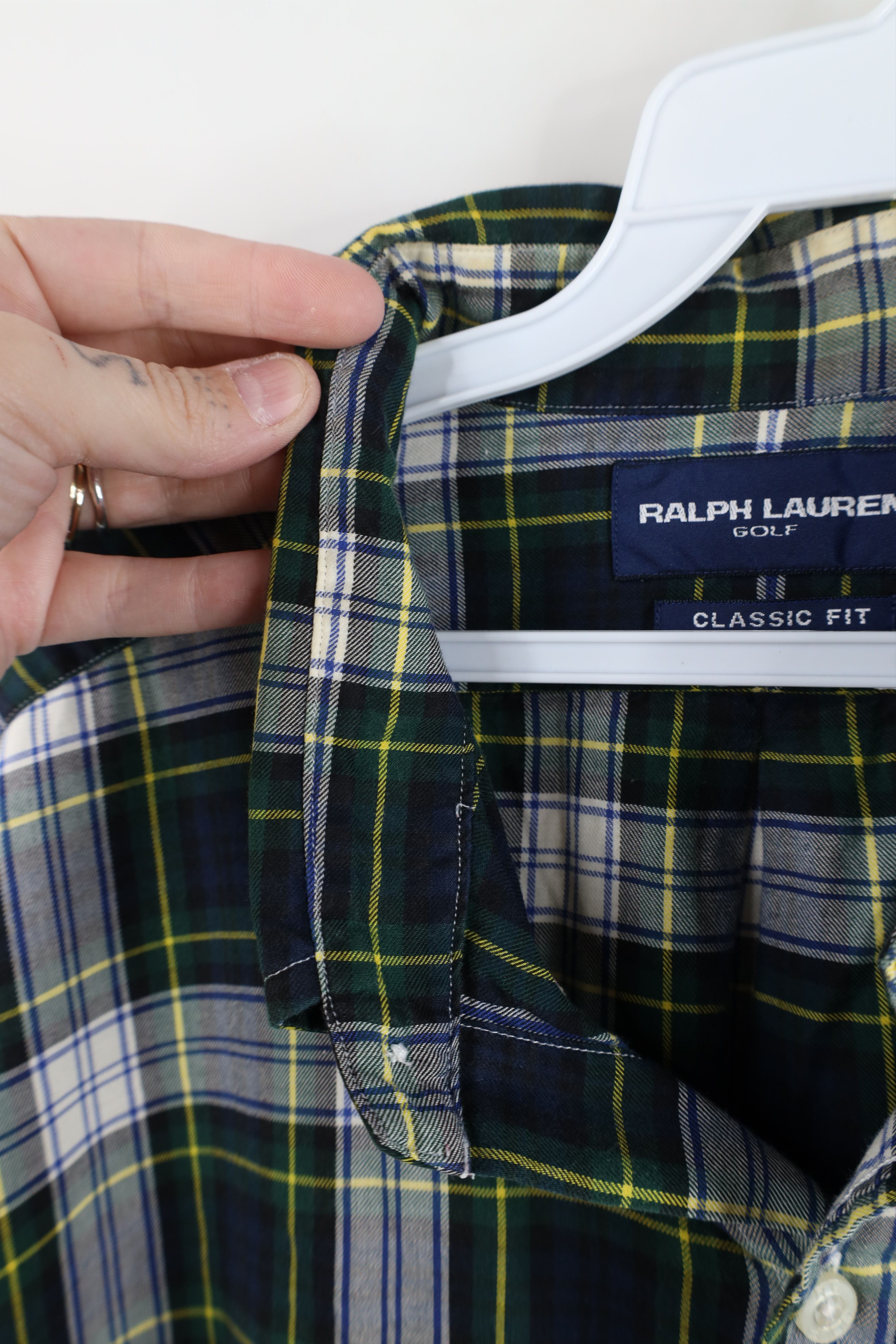 Polo Ralph Lauren Vintage 90s Polo Golf Ralph Lauren Flannel Button Down Shirt Size US XL / EU 56 / 4 - 11 Thumbnail