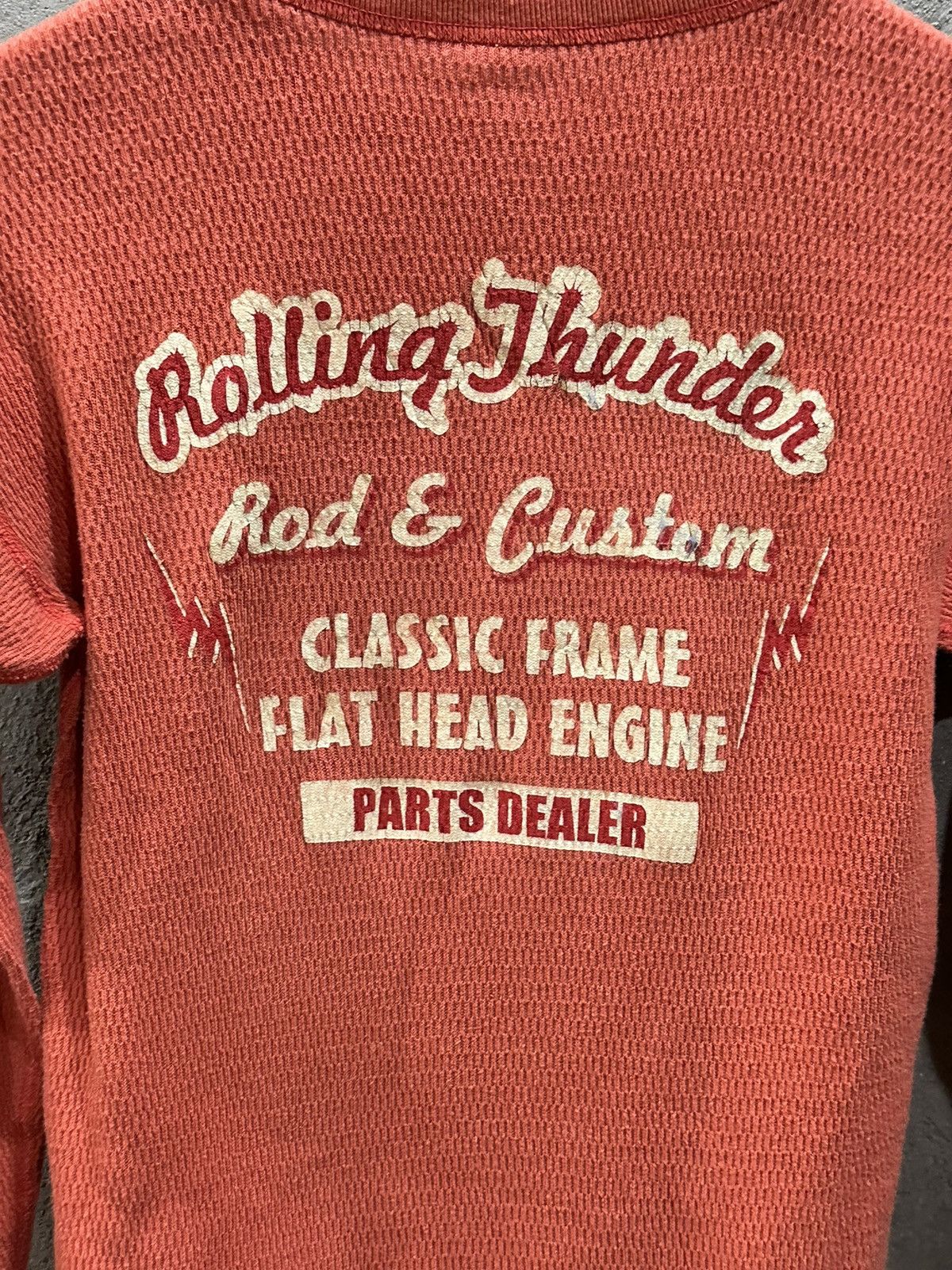 The Flat Head The Flat Head Rod Custom Rolling Thunder Thermal L/S Shirt Size US M / EU 48-50 / 2 - 3 Thumbnail