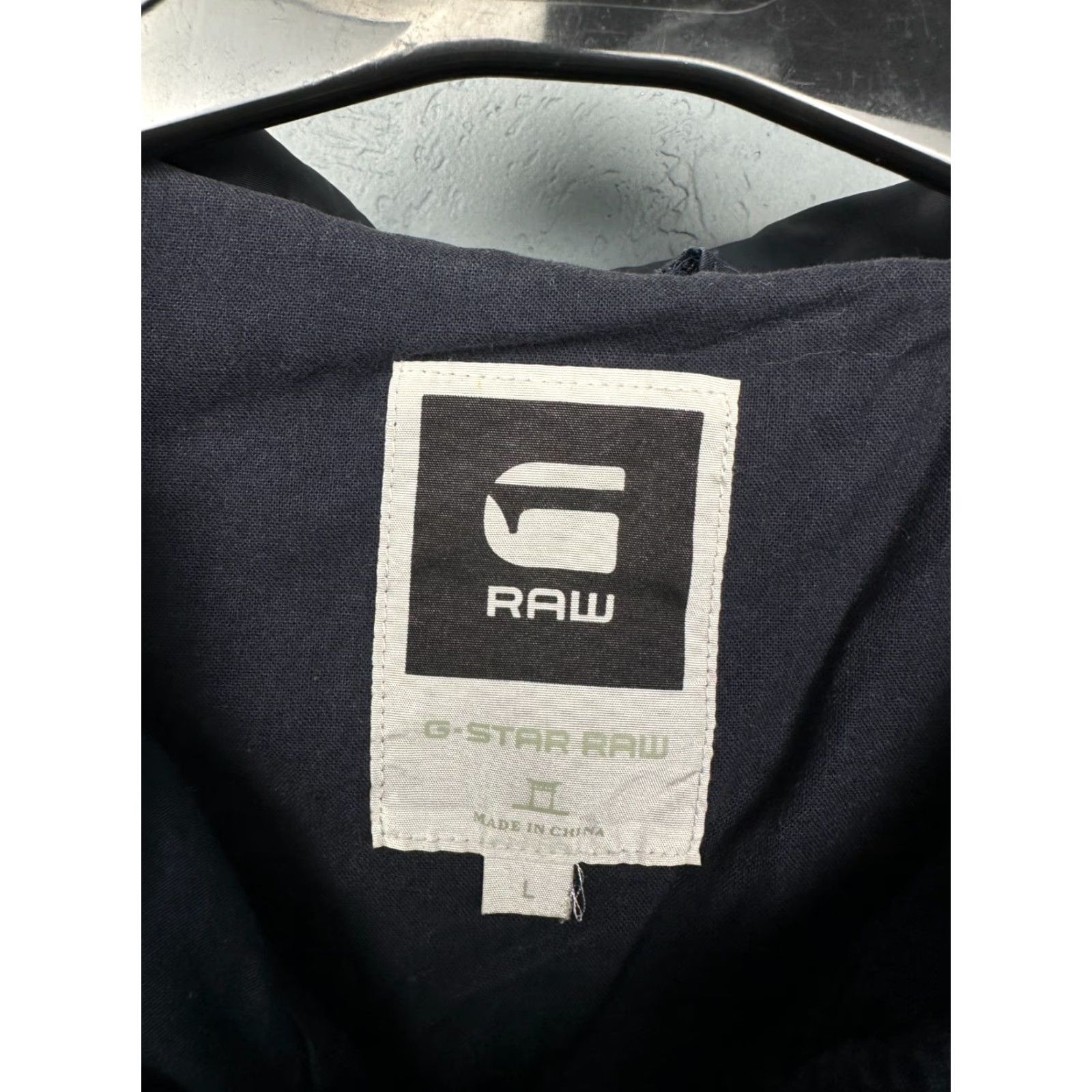 G-Star G Star Raw Mens Haines Hooded Jacket L Blue Windbreaker Hooded Jacket Mens L Blue G-Star Windbreaker Jacket Size US L / EU 52-54 / 3 - 3 Thumbnail