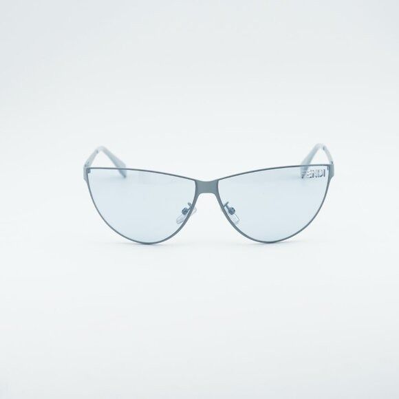 Fendi Fendi FE40138U 85V Sunglasses Blue Cat Eye Frame, Blue Lense Size ONE SIZE - 7 Thumbnail