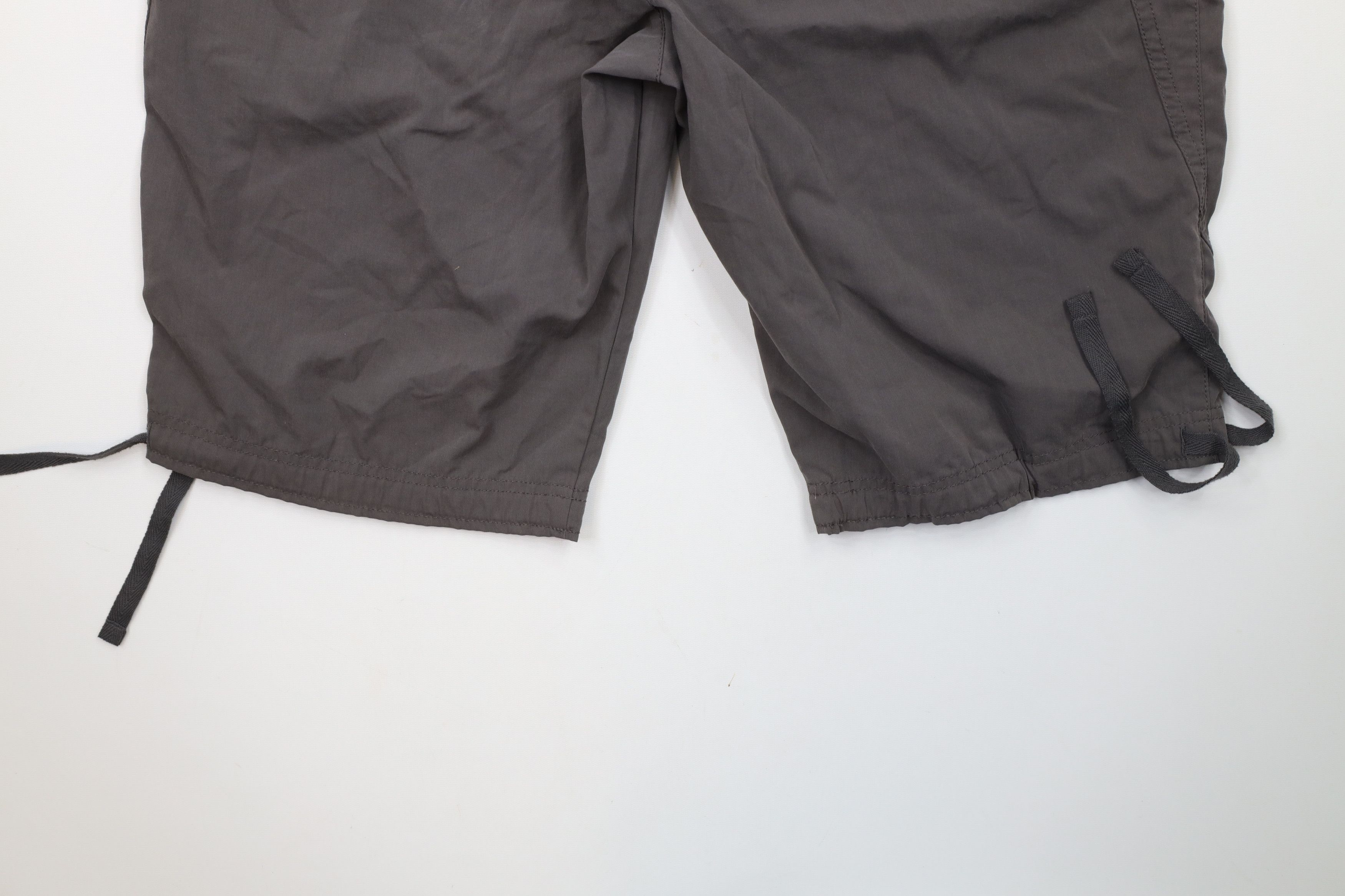 Nike × Vintage Vintage 90s Y2K Nike Mini Swoosh Tie Leg Bermuda Shorts Size 36" / US 14 / IT 50 - 10 Thumbnail
