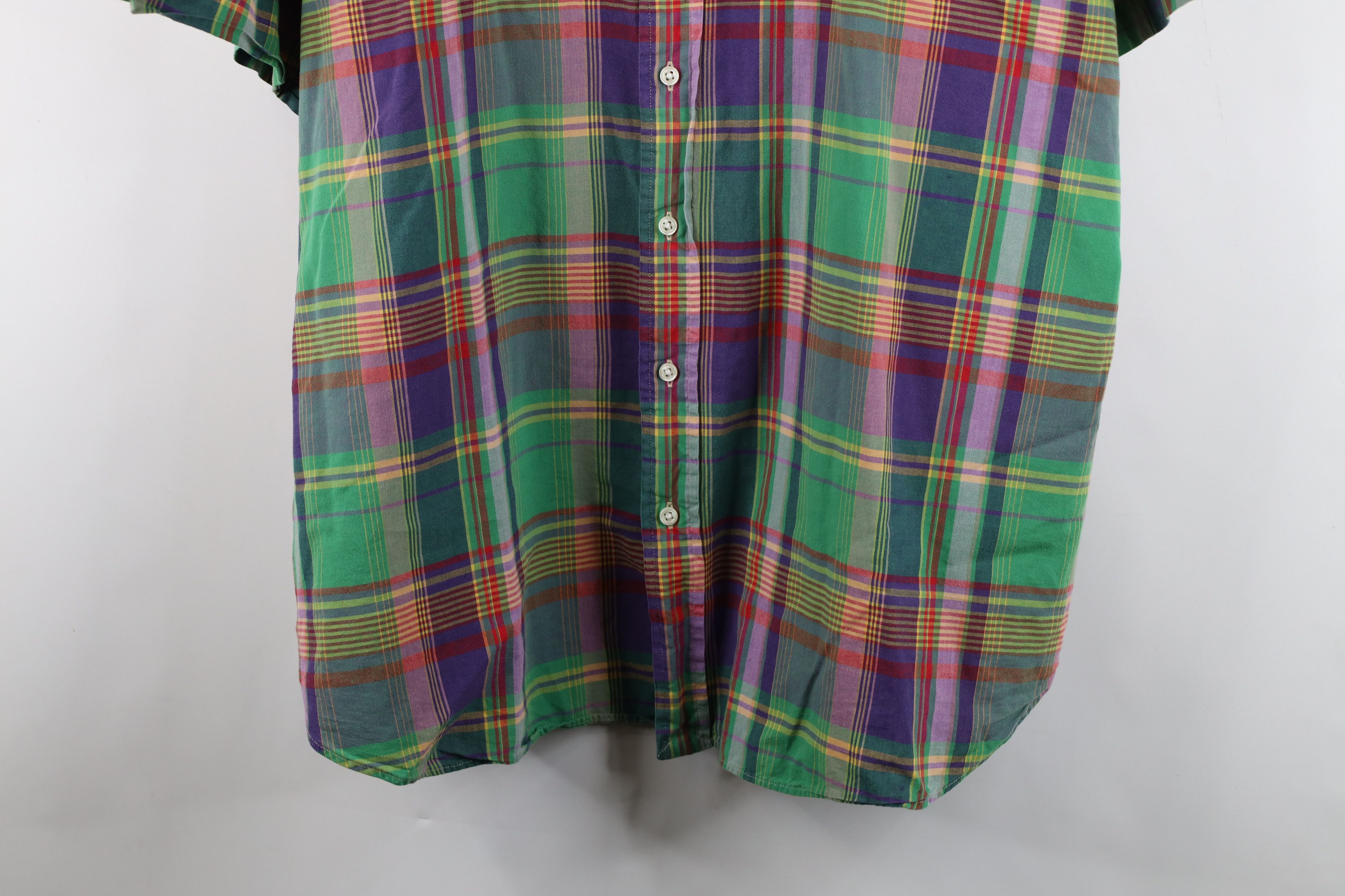 Ralph Lauren Vintage 90s Ralph Lauren India Madras Button Down Shirt Size US XXL / EU 58 / 5 - 3 Thumbnail