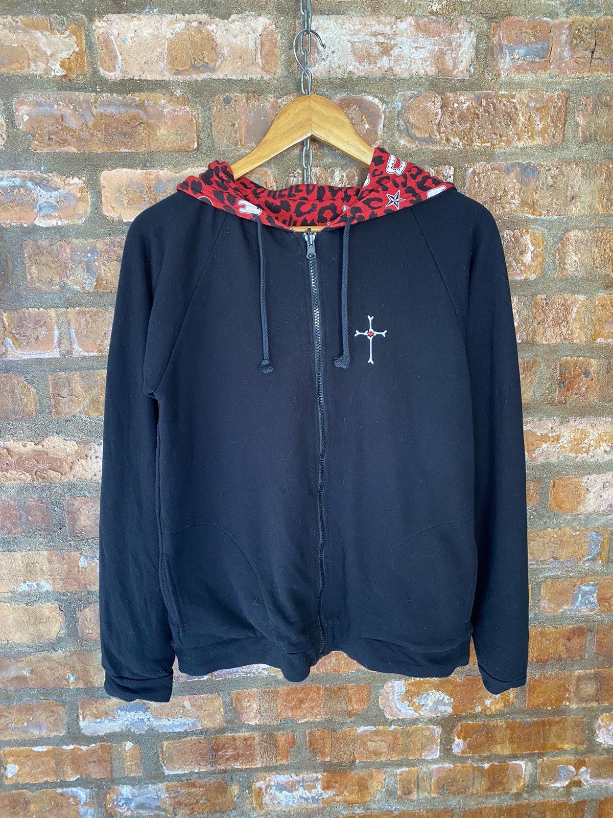Japanese Brand 2000s Hell cat punk Sex Cross punk reversible hoodie Size M / US 6-8 / IT 42-44 - 15 Thumbnail