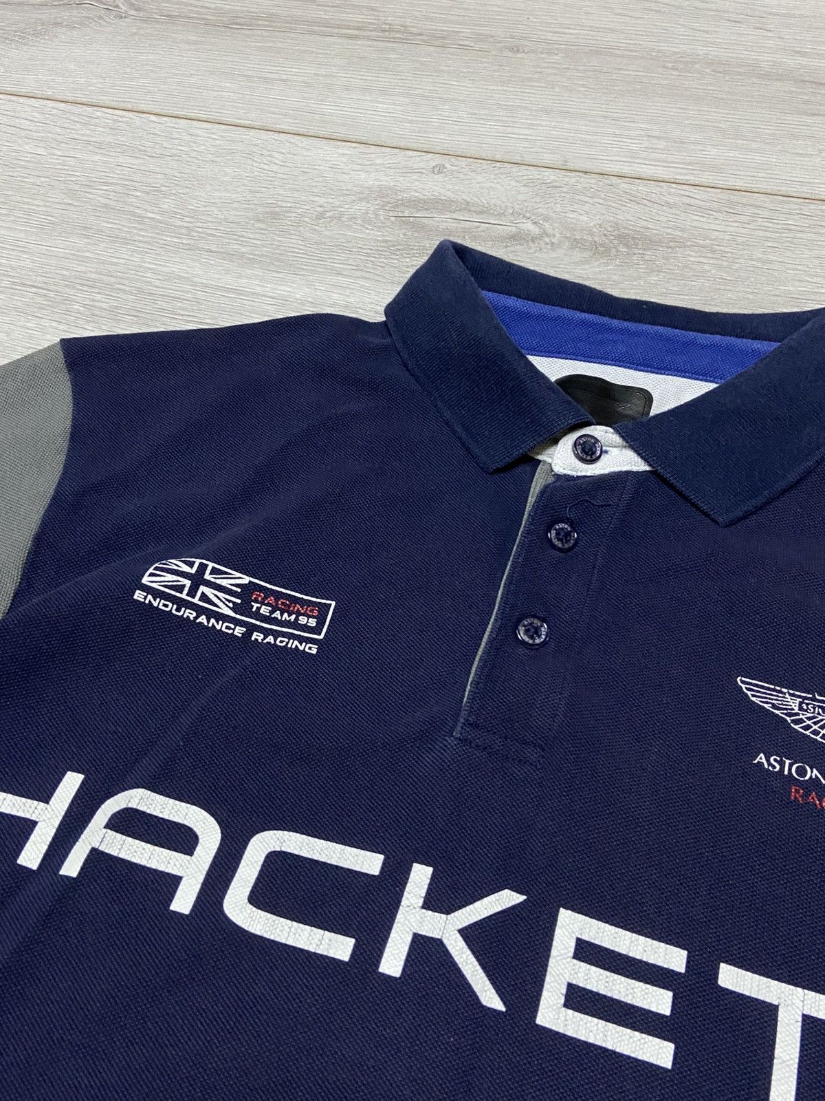 Hackett Hackett Vintage Polo T Shirt Size US L / EU 52-54 / 3 - 4 Thumbnail