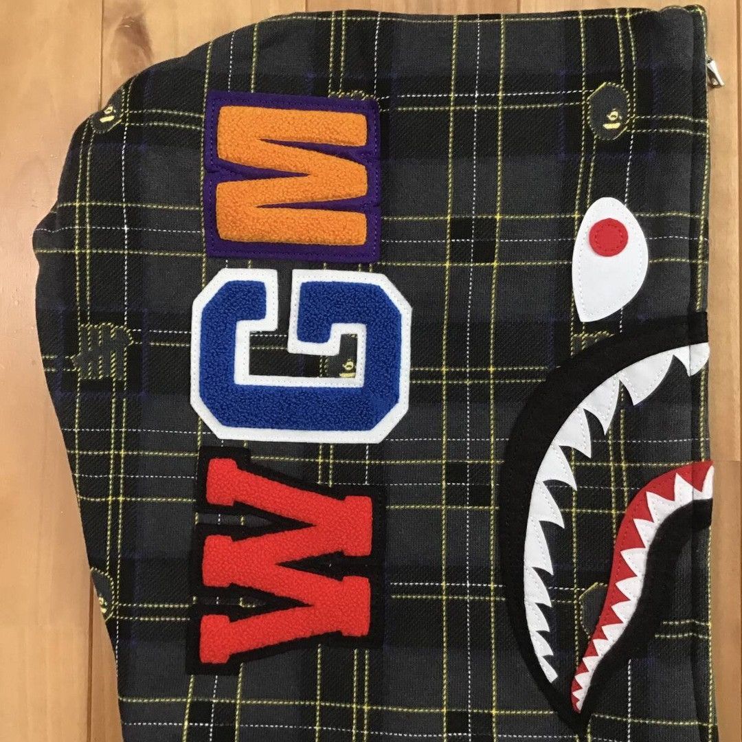 Bape × Undefeated BAPE × Undefeated Check Shark Full Zip Hoodie a bathing ape Size US S / EU 44-46 / 1 - 5 Thumbnail