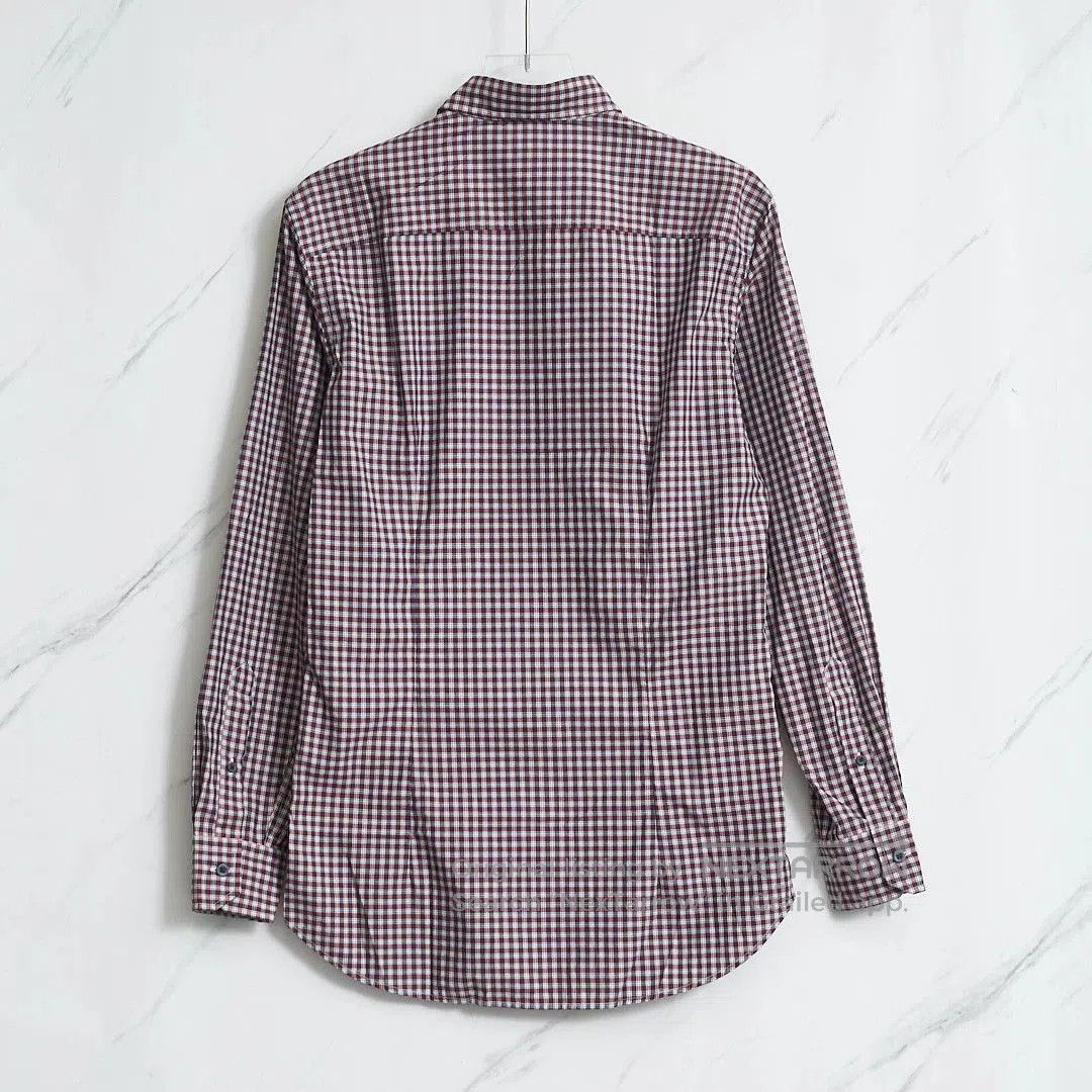 Ermenegildo Zegna Authentic ZEGNA Men's Logo Plaid Shirt. Size US M / EU 48-50 / 2 - 5 Thumbnail