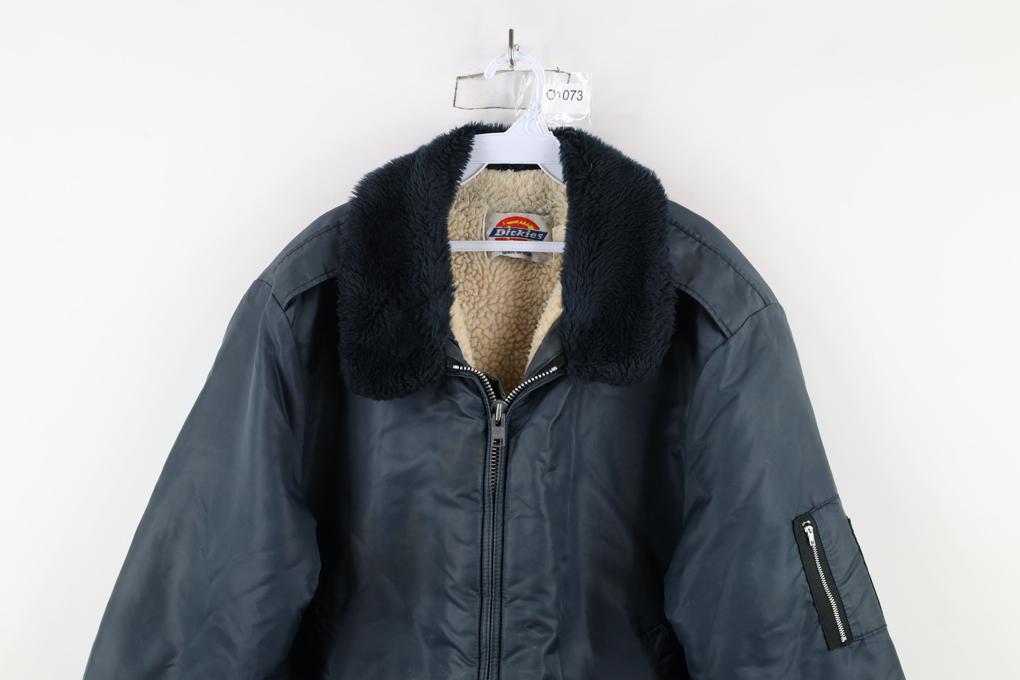 Dickies × Vintage Vintage 70s 80s Dickies Fleece Lined Bomber Jacket USA Size US L / EU 52-54 / 3 - 2 Thumbnail