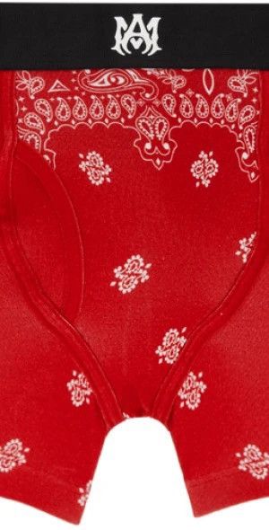 Amiri Amiri Red Bandanna Mens Brief | Size M | New With Tags Size 32 - 3 Thumbnail