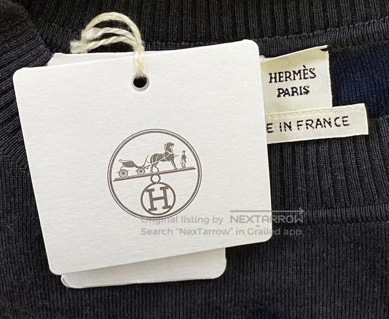 Hermes Hermes Sweater made with 50% cashmere and 50% real silk bl Size XXS / US 00 / IT 34 - 6 Thumbnail