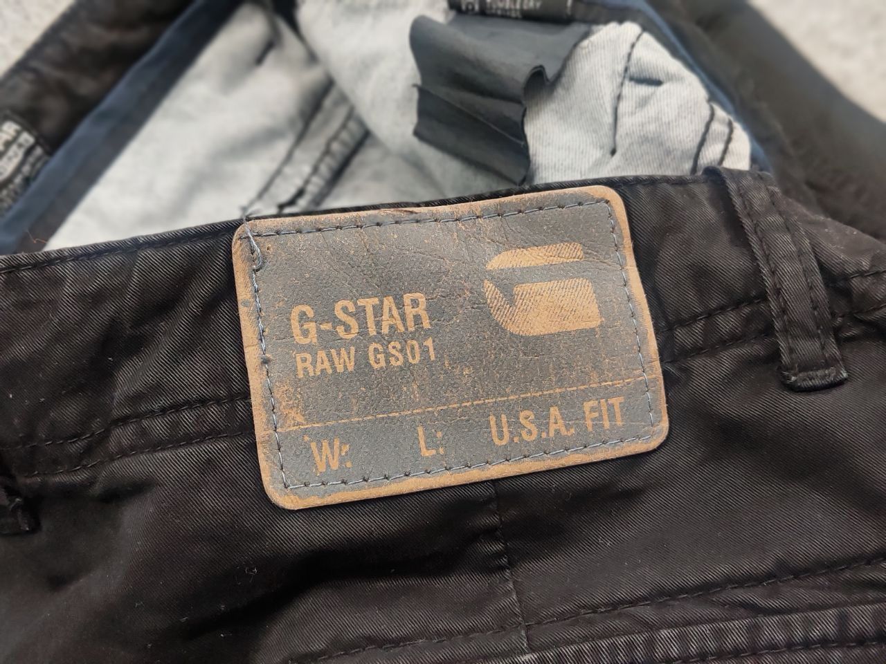G-Star Vintage G Star Raw Canvas Tapered Cargo Pants Y2K Style Size US 34 / EU 50 - 18 Thumbnail