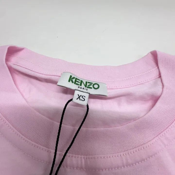 Kenzo Kenzo Pink Logo Graphic Short Sleeve T-Shirt -2507 Size XS / US 0-2 / IT 36-38 - 4 Thumbnail