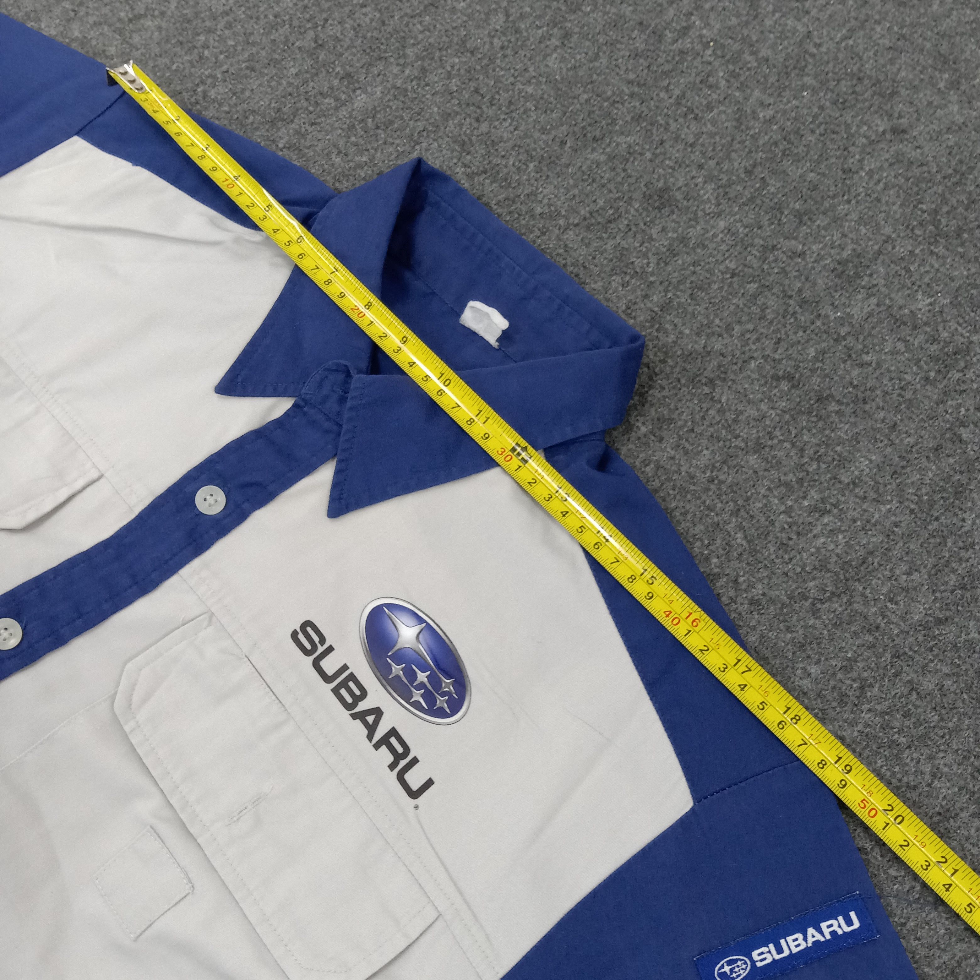 Vintage SUBARU Japanese Racing Team Shirt Jacket Size US L / EU 52-54 / 3 - 6 Thumbnail