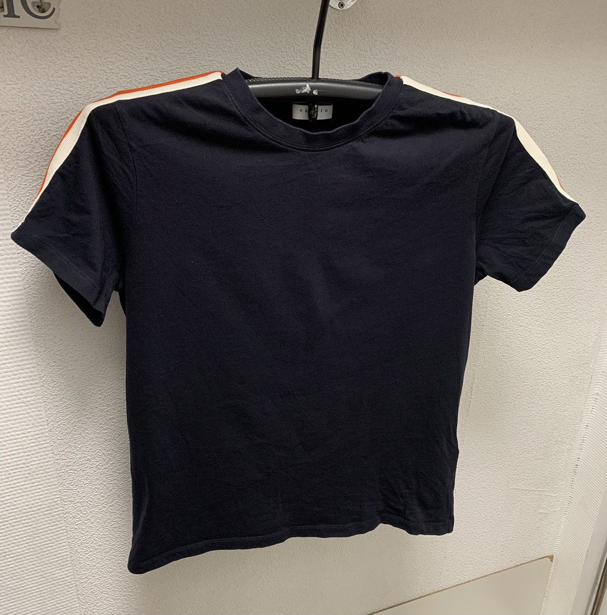 Sandro Paris navy blue t-shirt S size