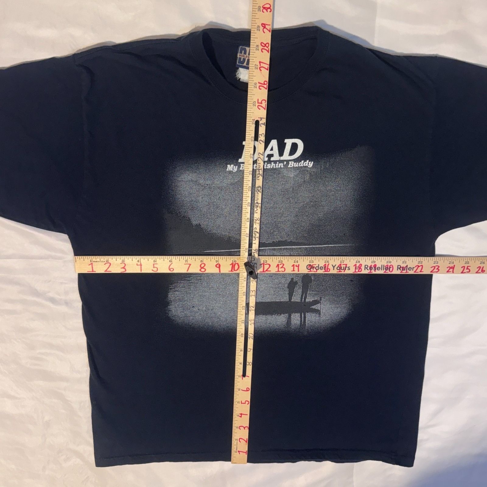 Other DAD My Best Fishin' Buddy Vintage Tshirt XL Worlds Greatest Size US XL / EU 56 / 4 - 4 Thumbnail