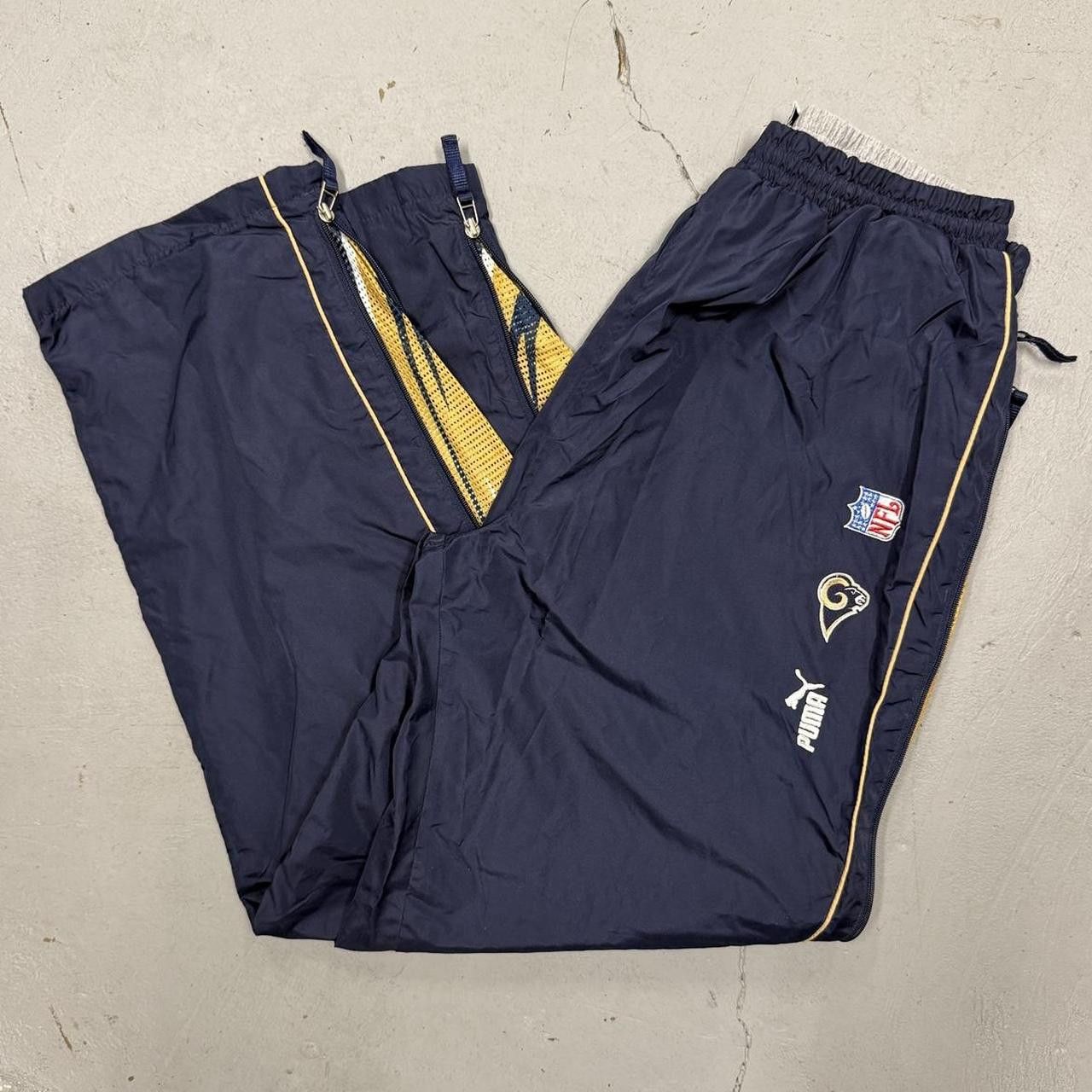 NFL Vintage St. Louis Rams Y2K Baggy Crazy Track Pants Large Size US 32 / EU 48 - 1 Thumbnail