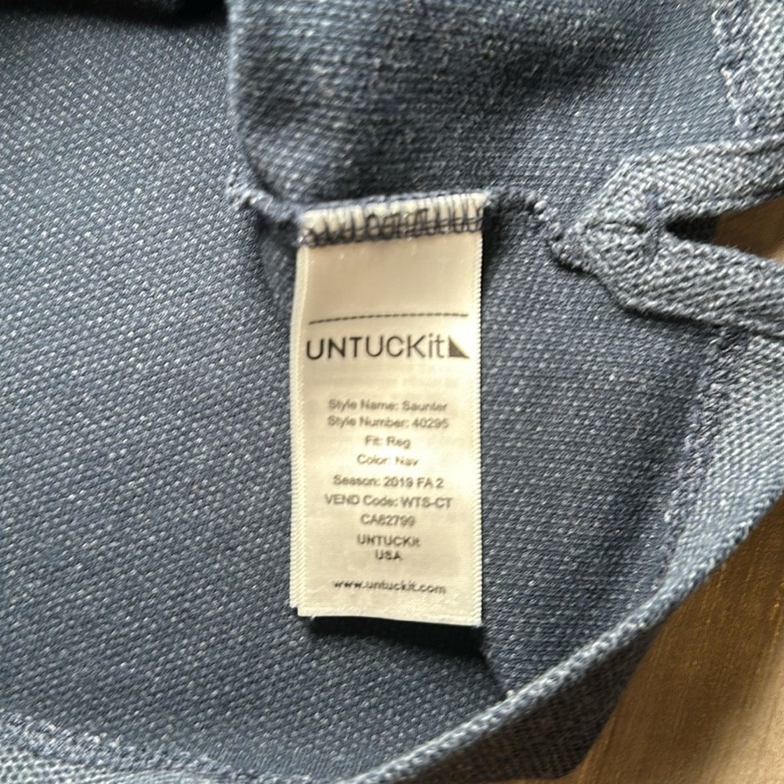 UNTUCKit UNTUCKit Saunter Long Sleeve Regular Thermal Henley - Large Size US L / EU 52-54 / 3 - 6 Thumbnail