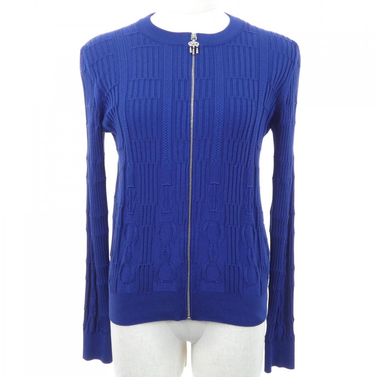 Hermes Hermes Hermes COACHING REMIX Cardigan Textile Tops DUTY FREE for USA Size ONE SIZE - 1 Thumbnail