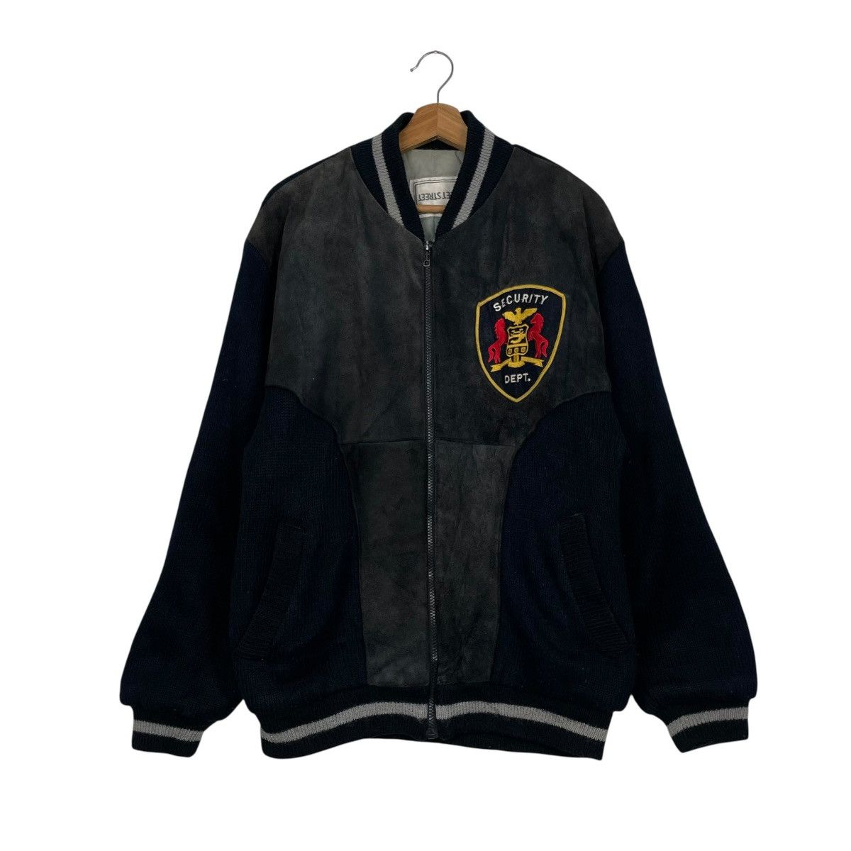 Japanese Brand Fleet Street Leather Bomber Jacket