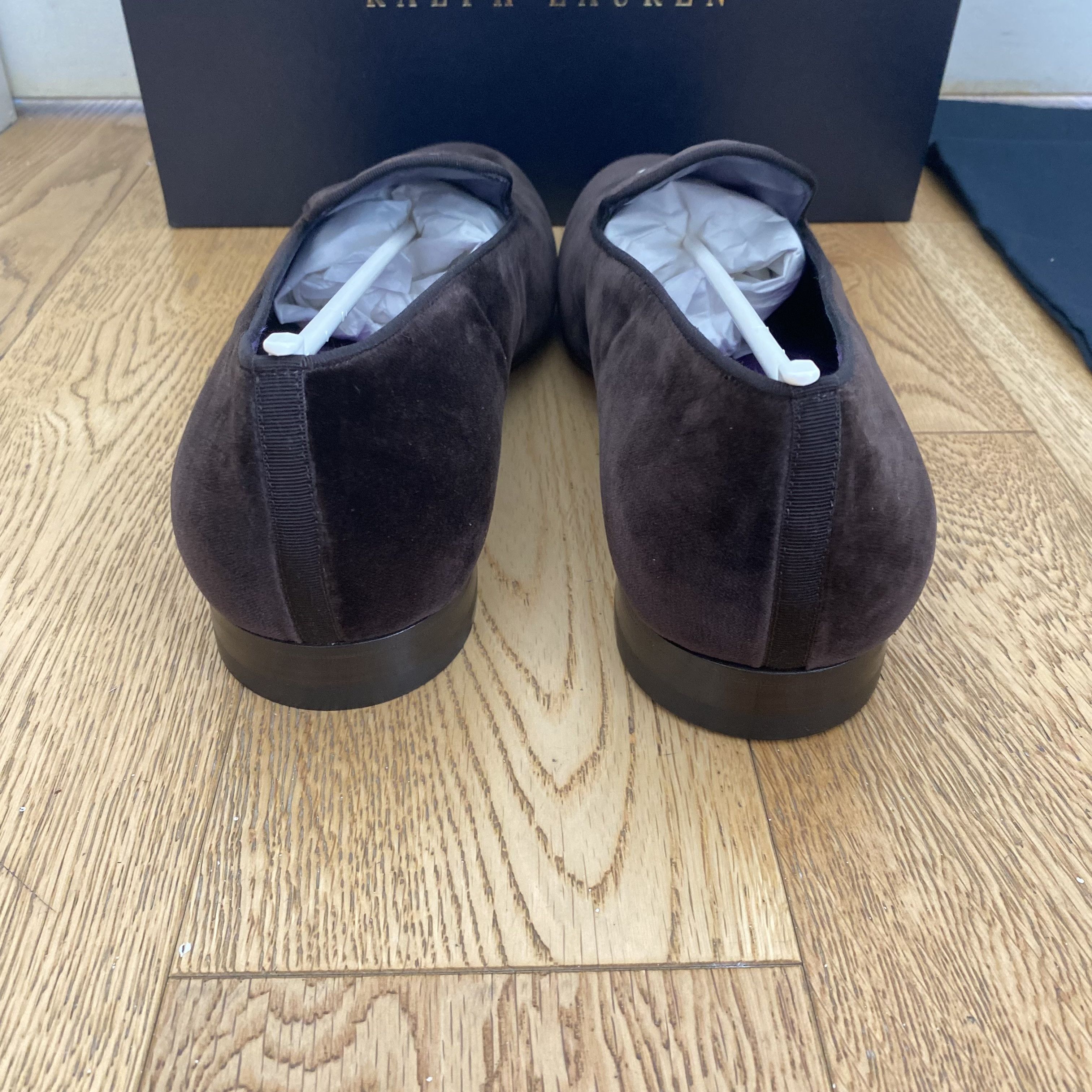 Ralph Lauren Purple Label Ralph Lauren Purple Label Alonzo Velvet Loafers Slippers Size US 13 / EU 46 - 4 Thumbnail