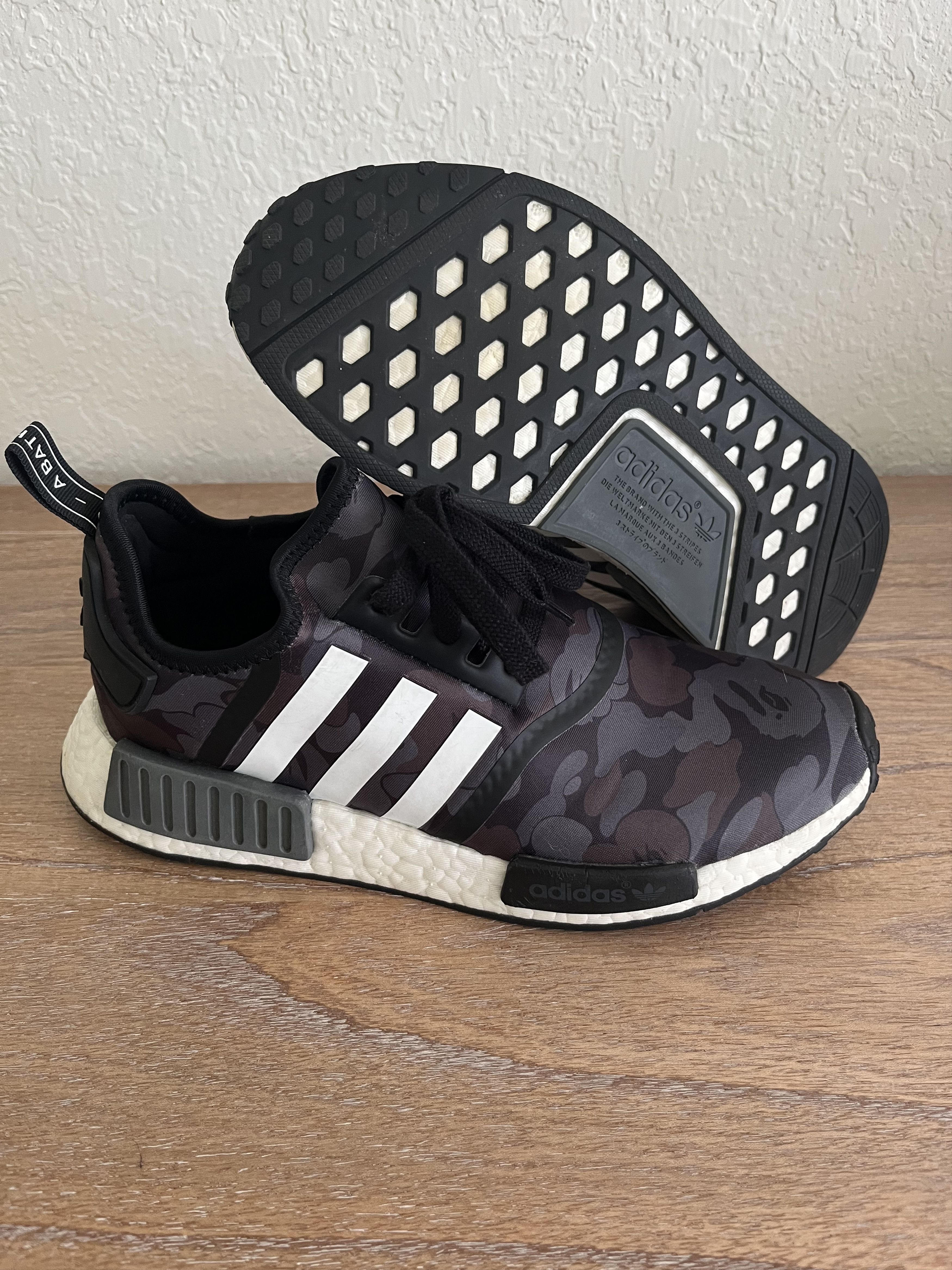 Adidas × Bape Bape x Adidas NMD_R1 Size US 8 / EU 41 - 3 Thumbnail