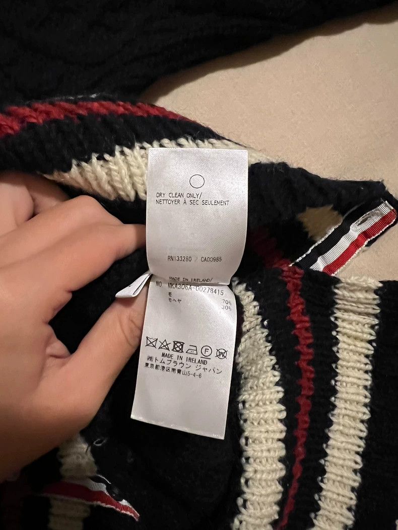 Thom Browne Thom Browne High collar knitted wool Size US M / EU 48-50 / 2 - 5 Thumbnail