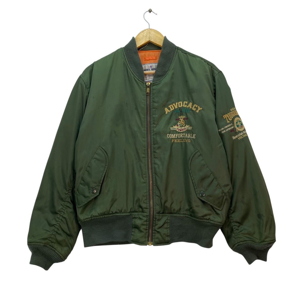 Japanese Brand Bomber Gimmy Word Type Ma 1 Size US M / EU 48-50 / 2 - 1 Thumbnail