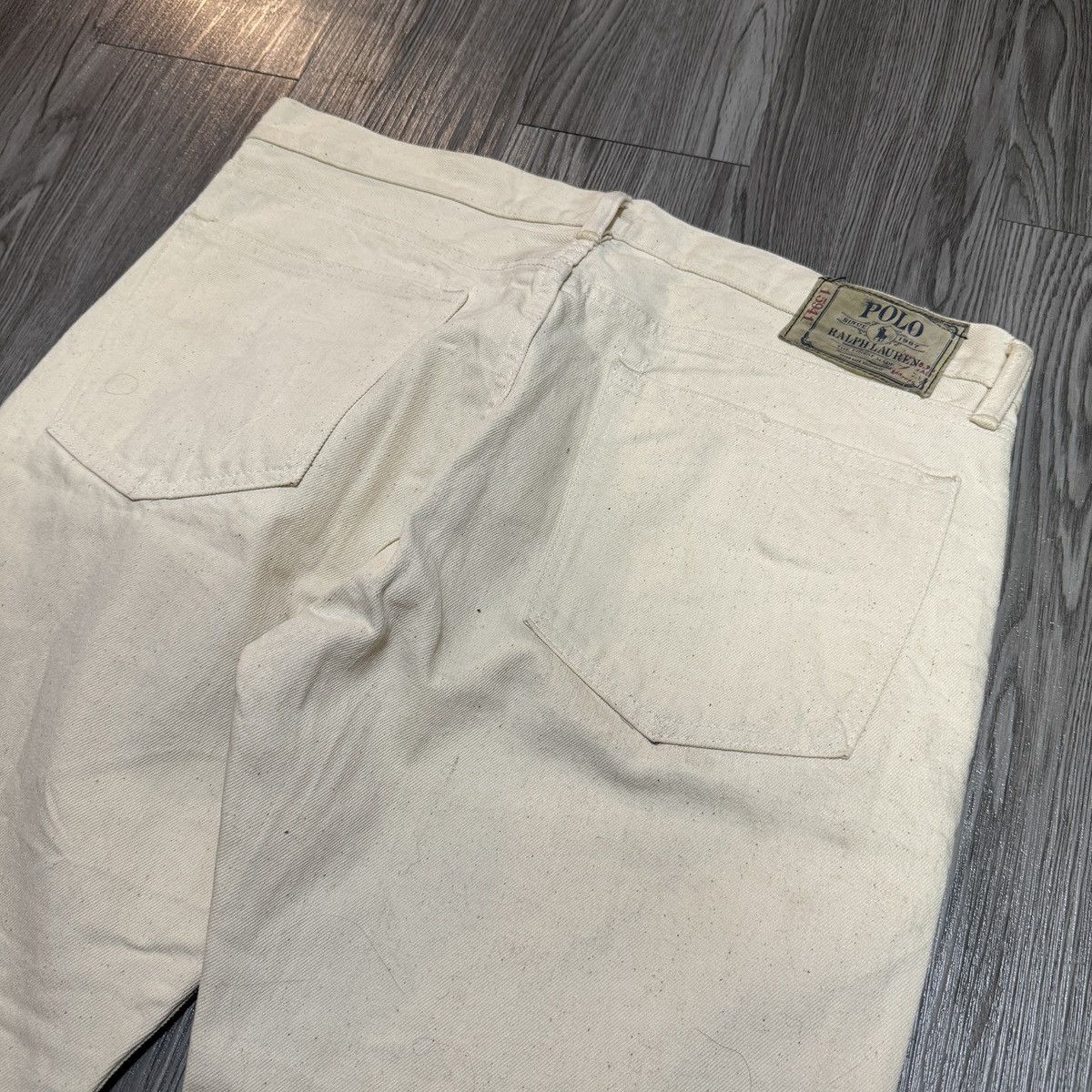 Polo Ralph Lauren Polo Ralph Lauren White Denim Long Pants Size US 36 / EU 52 - 6 Thumbnail