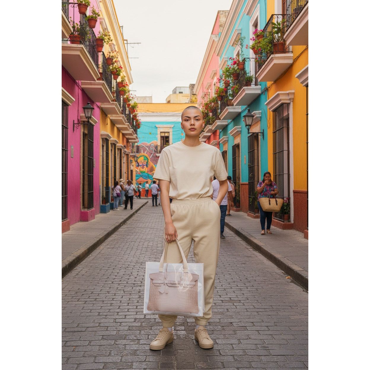 The Unbranded Brand Re-Usable Shopper Tote Size ONE SIZE - 2 Thumbnail