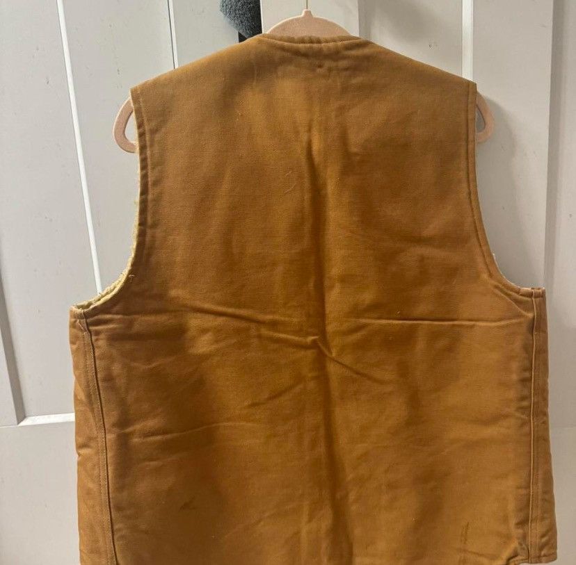 Carhartt Carhartt brown sherpa lined vest Size US XL / EU 56 / 4 - 2 Thumbnail